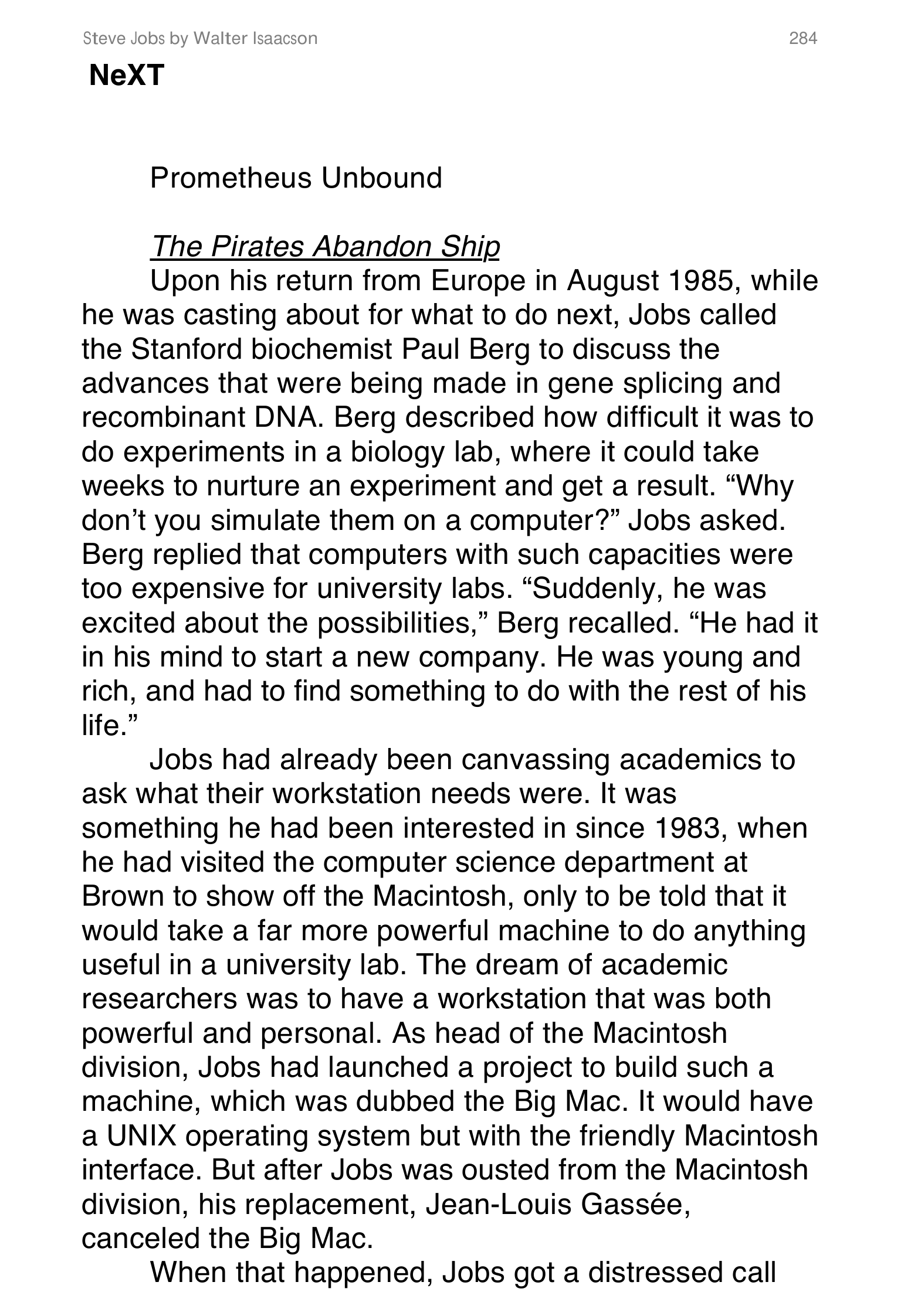 Apple Steve Jobs Biography by Walter Isaacson — page 302