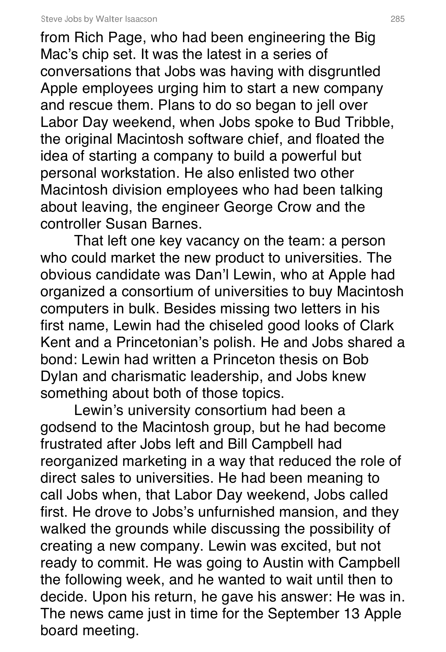 Apple Steve Jobs Biography by Walter Isaacson — page 303