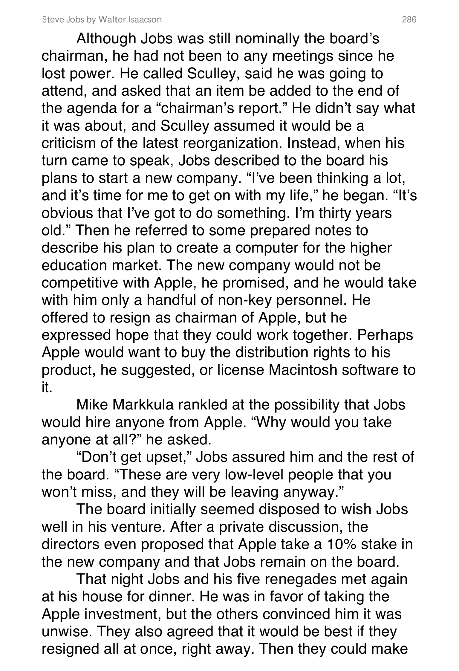 Apple Steve Jobs Biography by Walter Isaacson — page 304