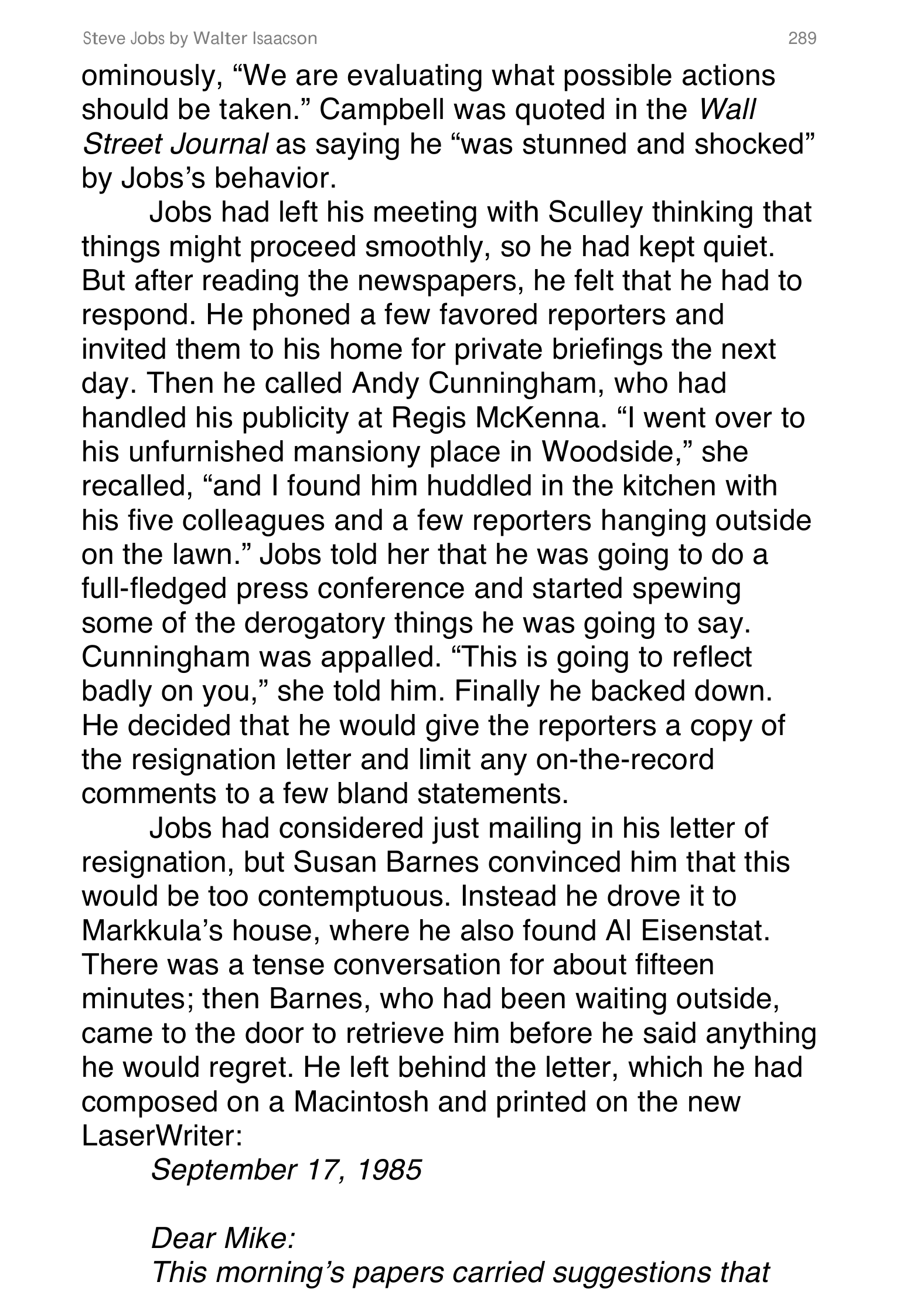Apple Steve Jobs Biography by Walter Isaacson — page 307