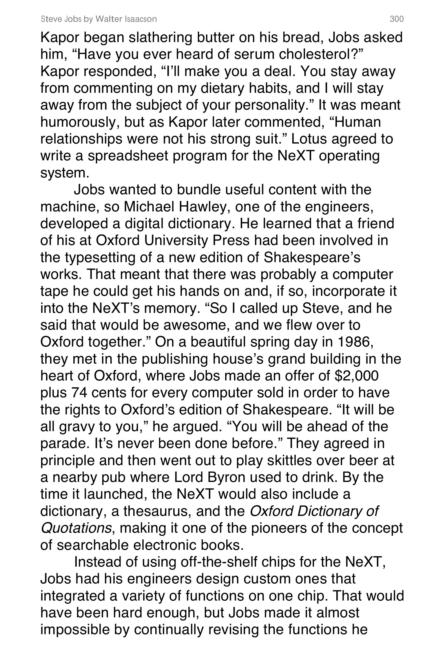 Apple Steve Jobs Biography by Walter Isaacson — page 318