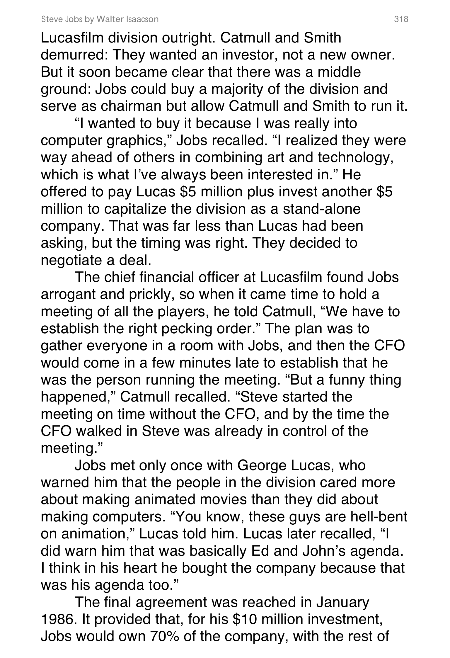 Apple Steve Jobs Biography by Walter Isaacson — page 336