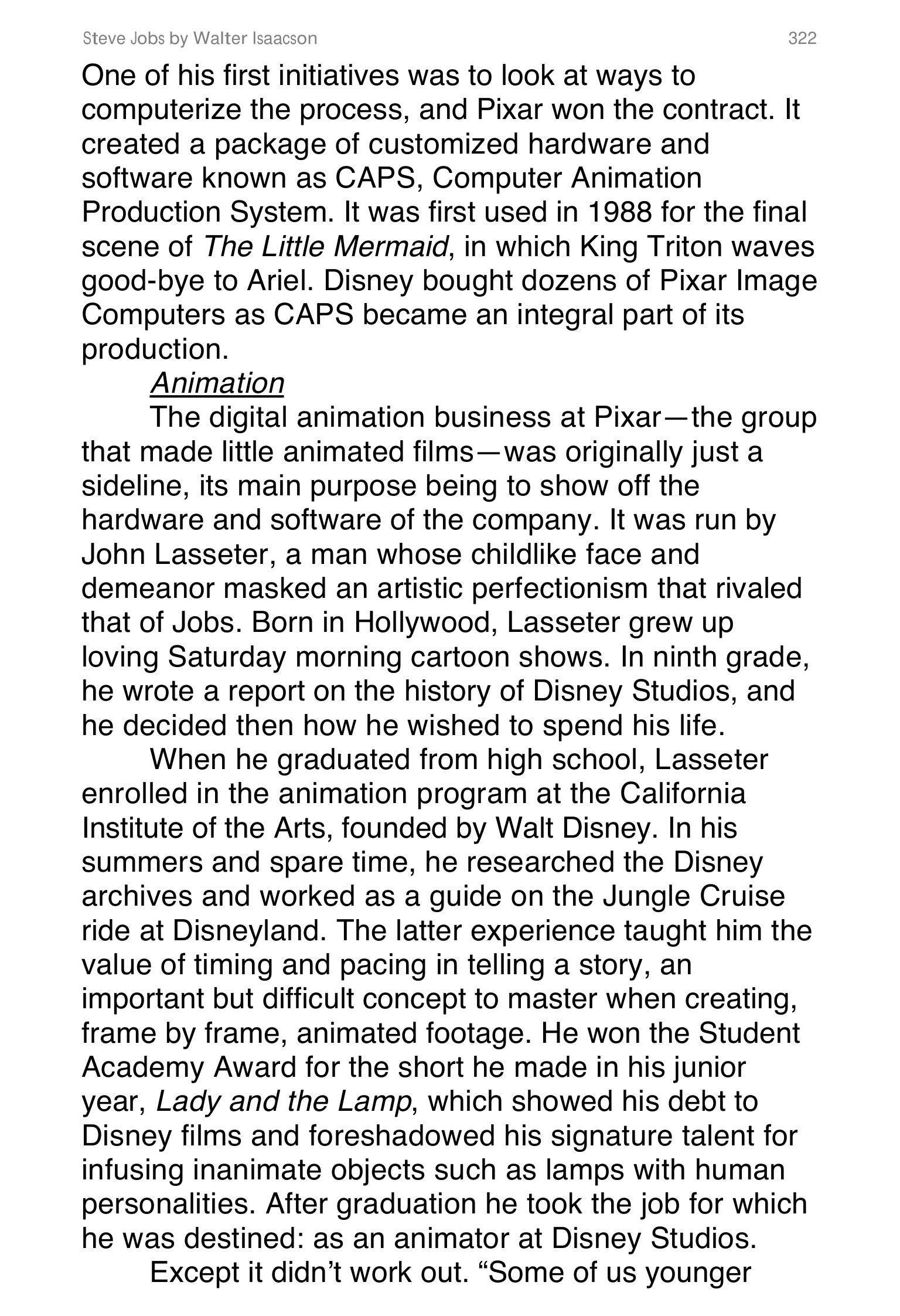 Apple Steve Jobs Biography by Walter Isaacson — page 340