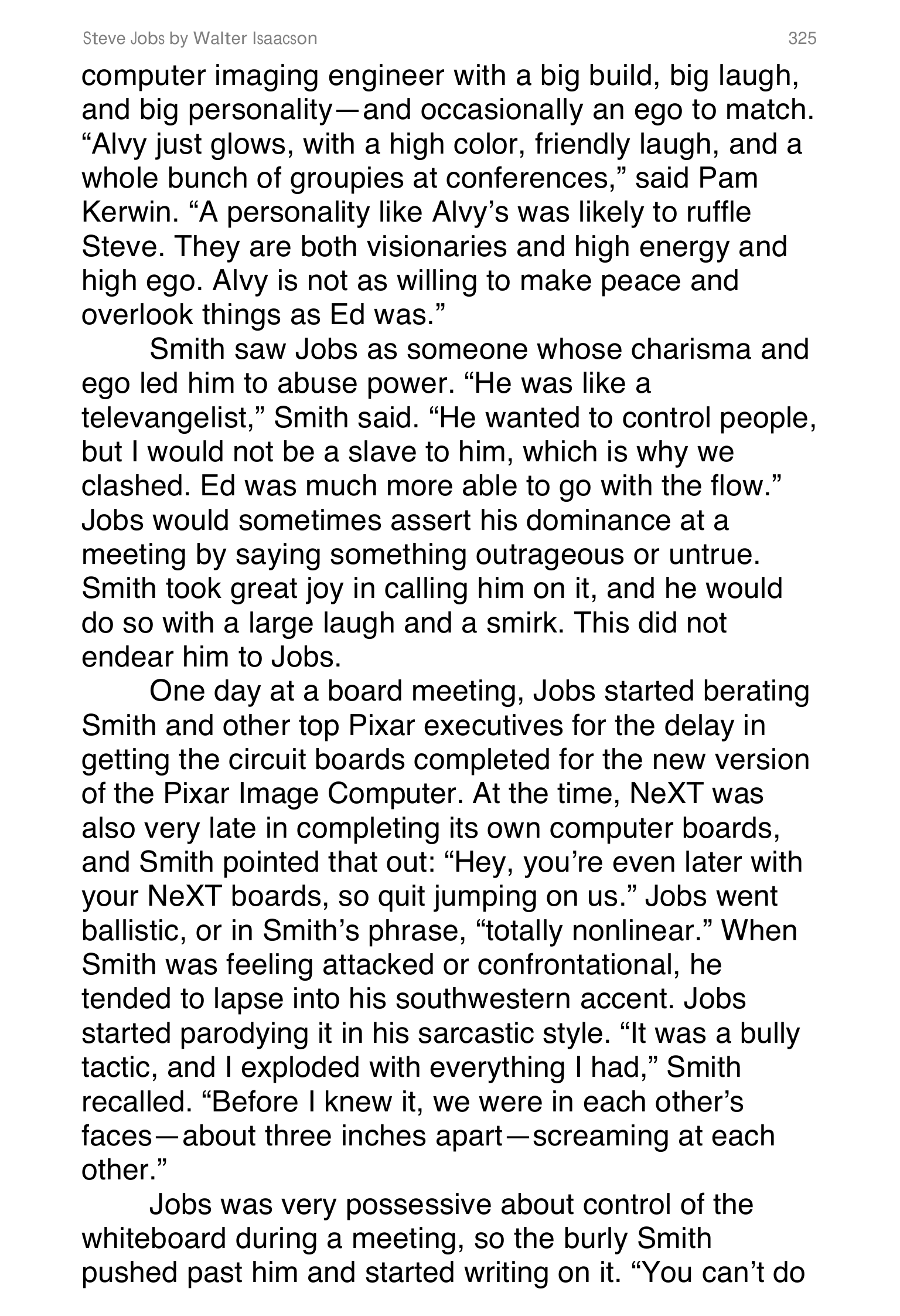 Apple Steve Jobs Biography by Walter Isaacson — page 343