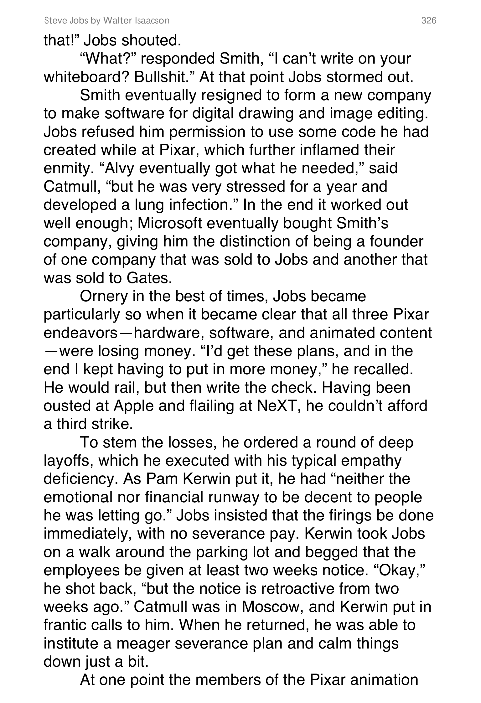 Apple Steve Jobs Biography by Walter Isaacson — page 344