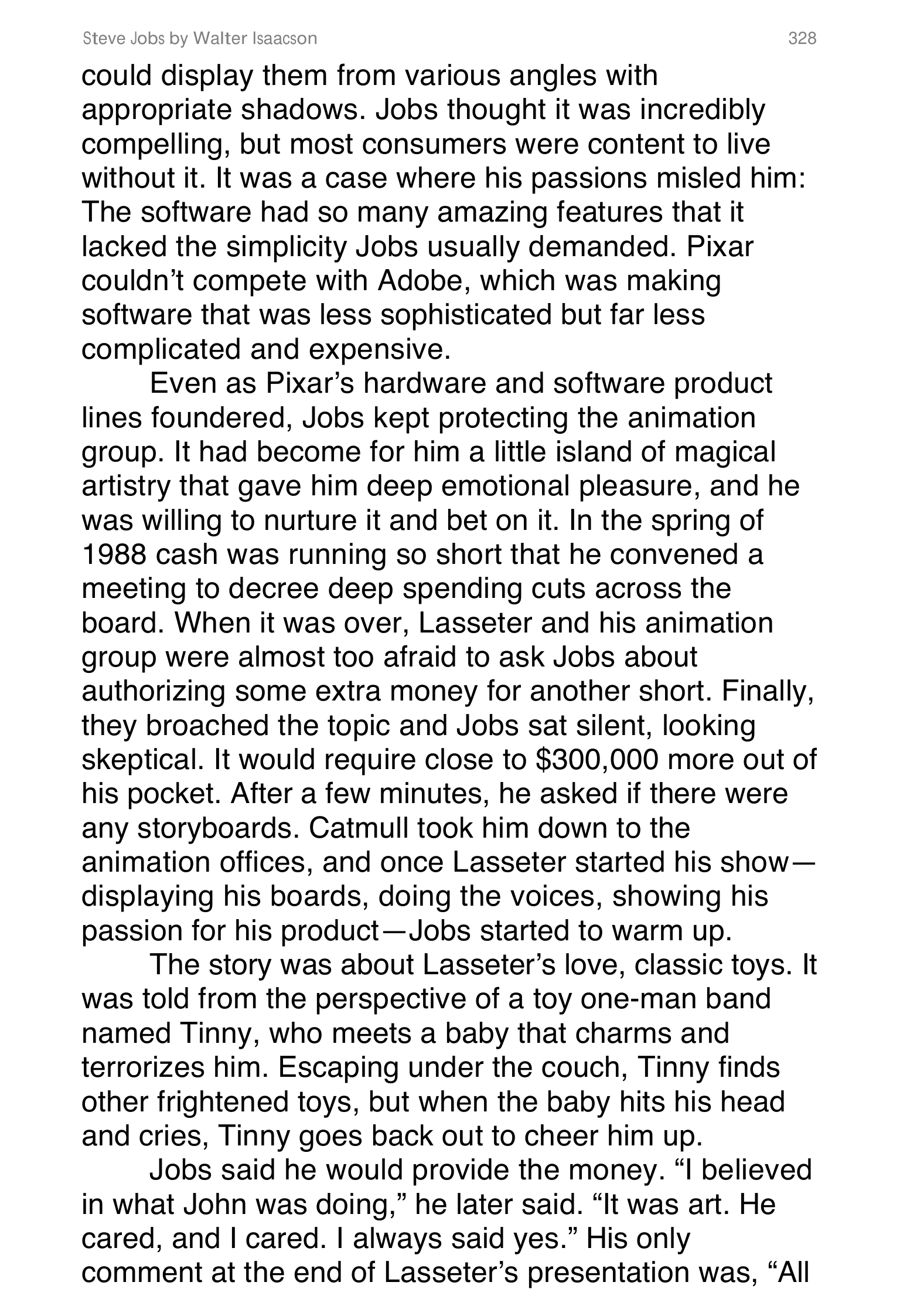 Apple Steve Jobs Biography by Walter Isaacson — page 346