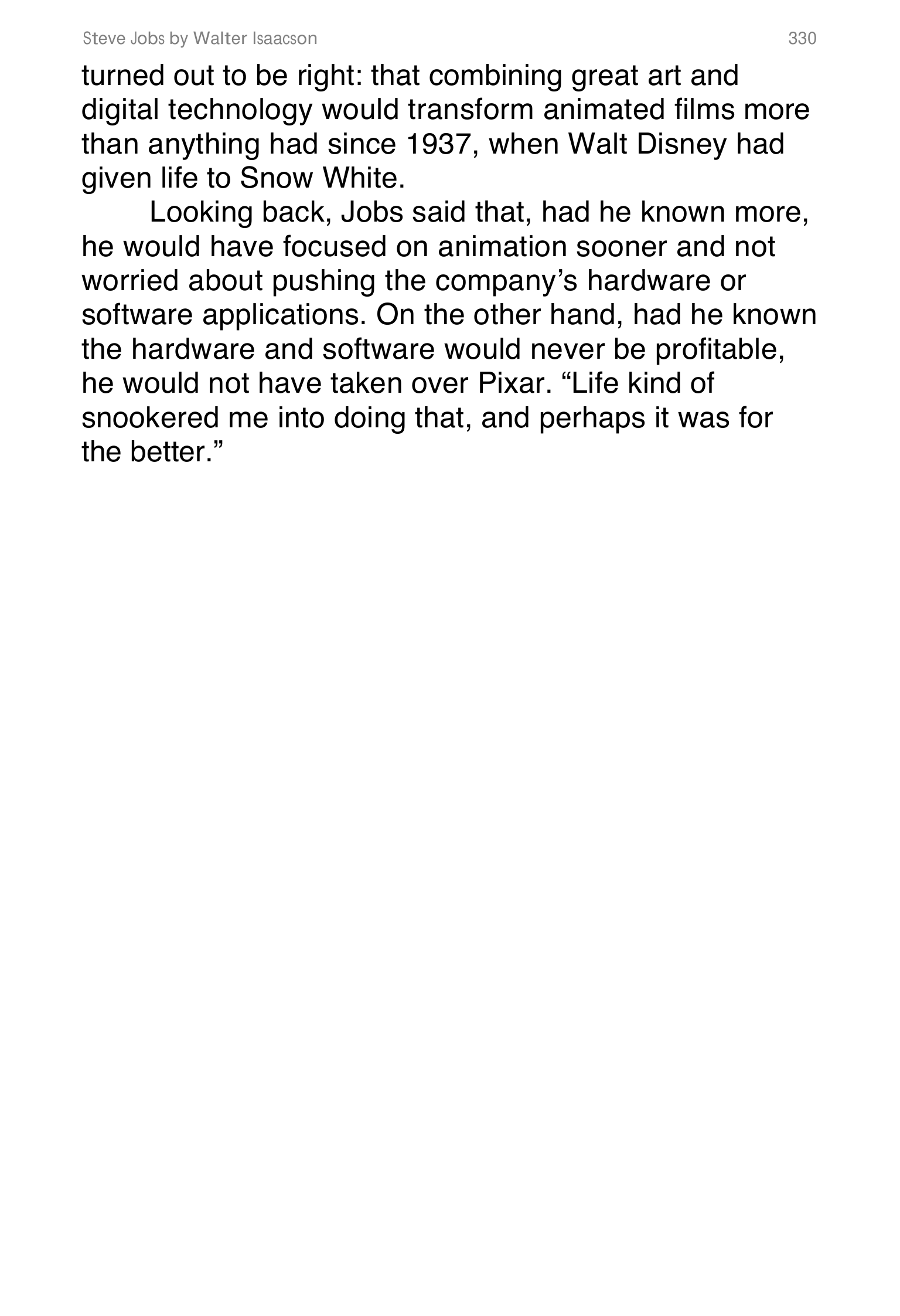 Apple Steve Jobs Biography by Walter Isaacson — page 348