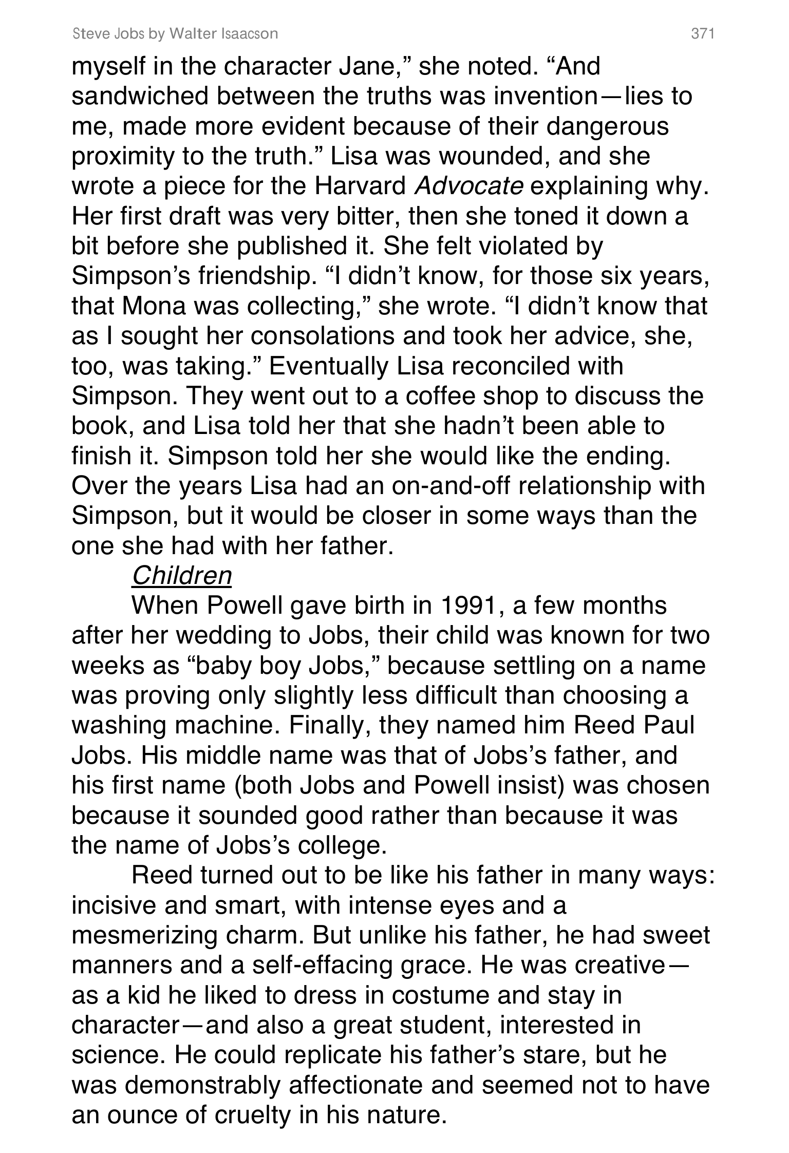 Apple Steve Jobs Biography by Walter Isaacson — page 389