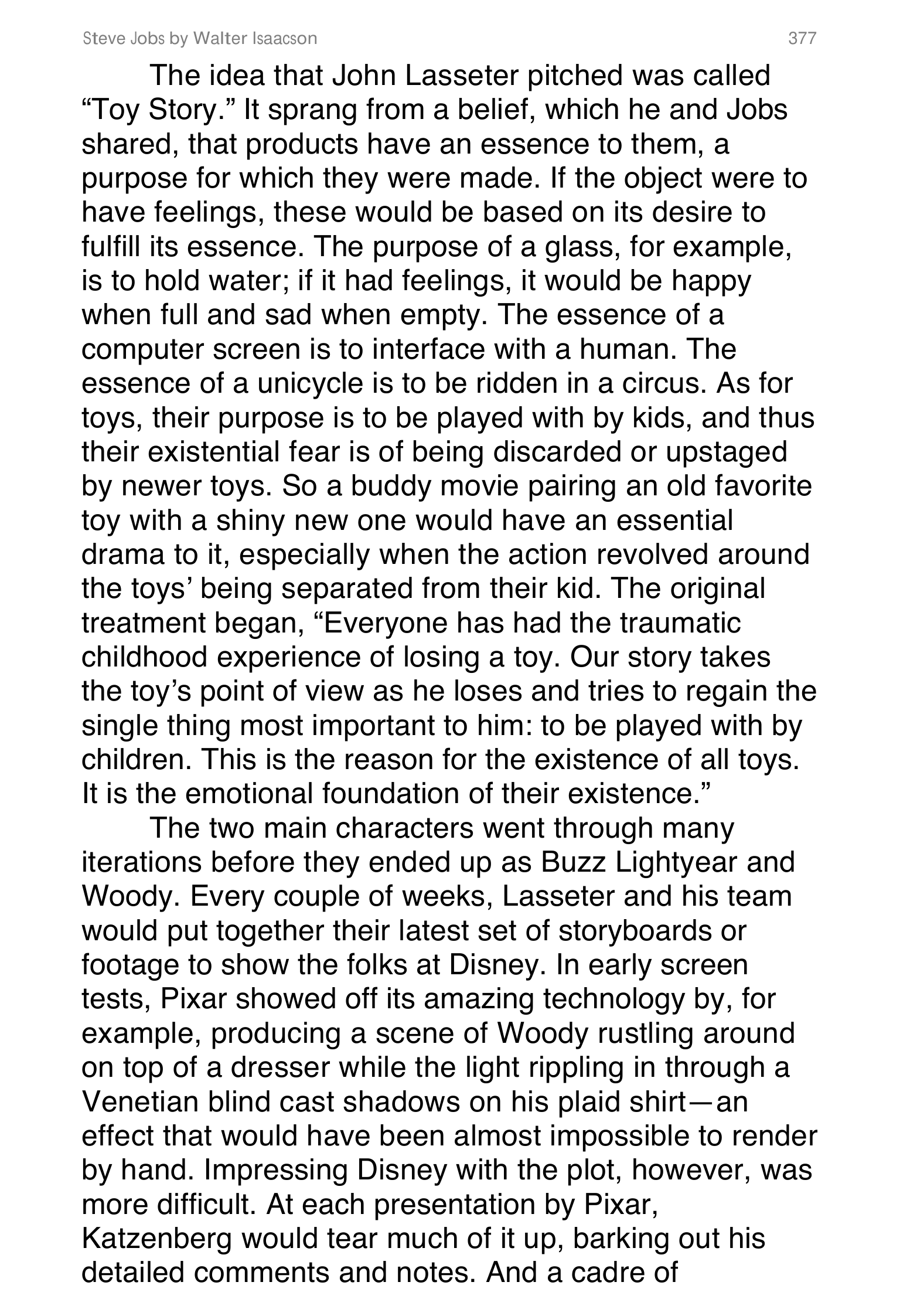Apple Steve Jobs Biography by Walter Isaacson — page 395