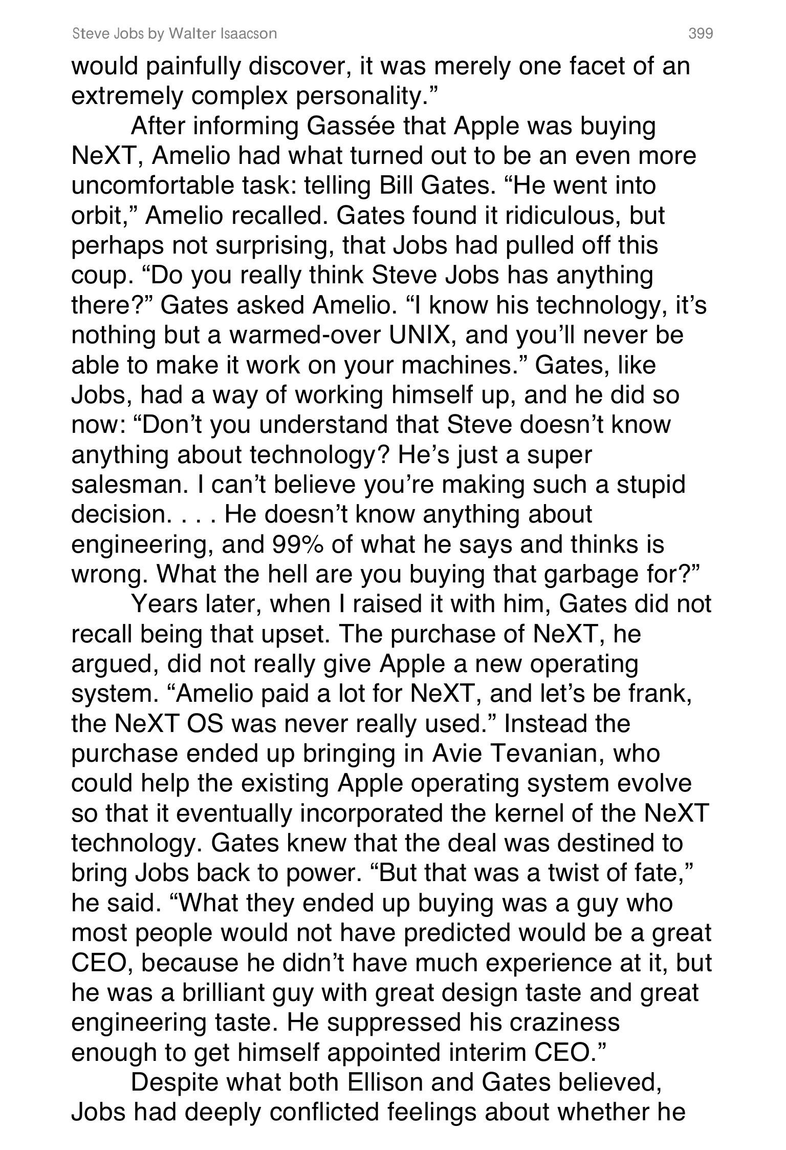 Apple Steve Jobs Biography by Walter Isaacson — page 417