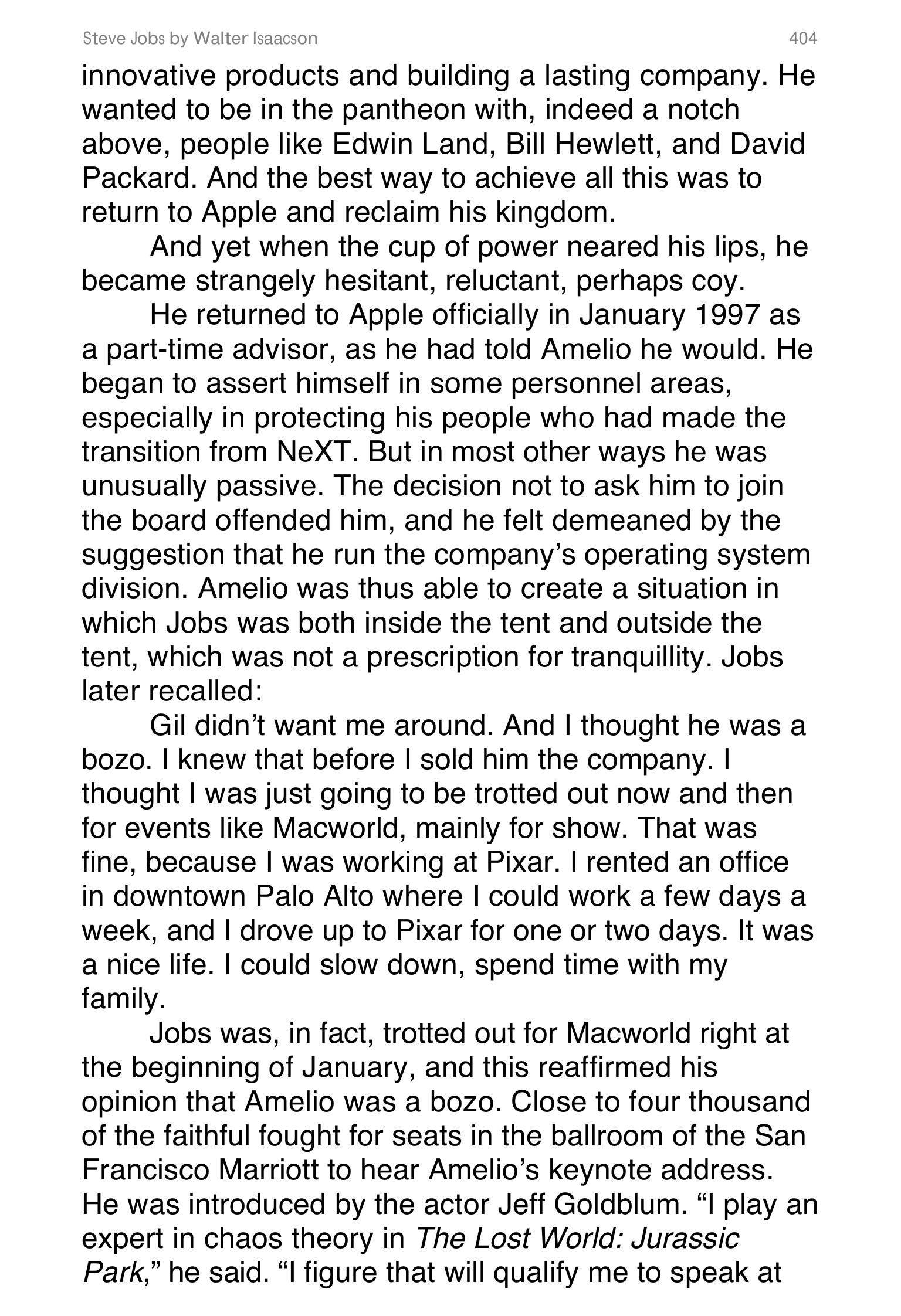 Apple Steve Jobs Biography by Walter Isaacson — page 422