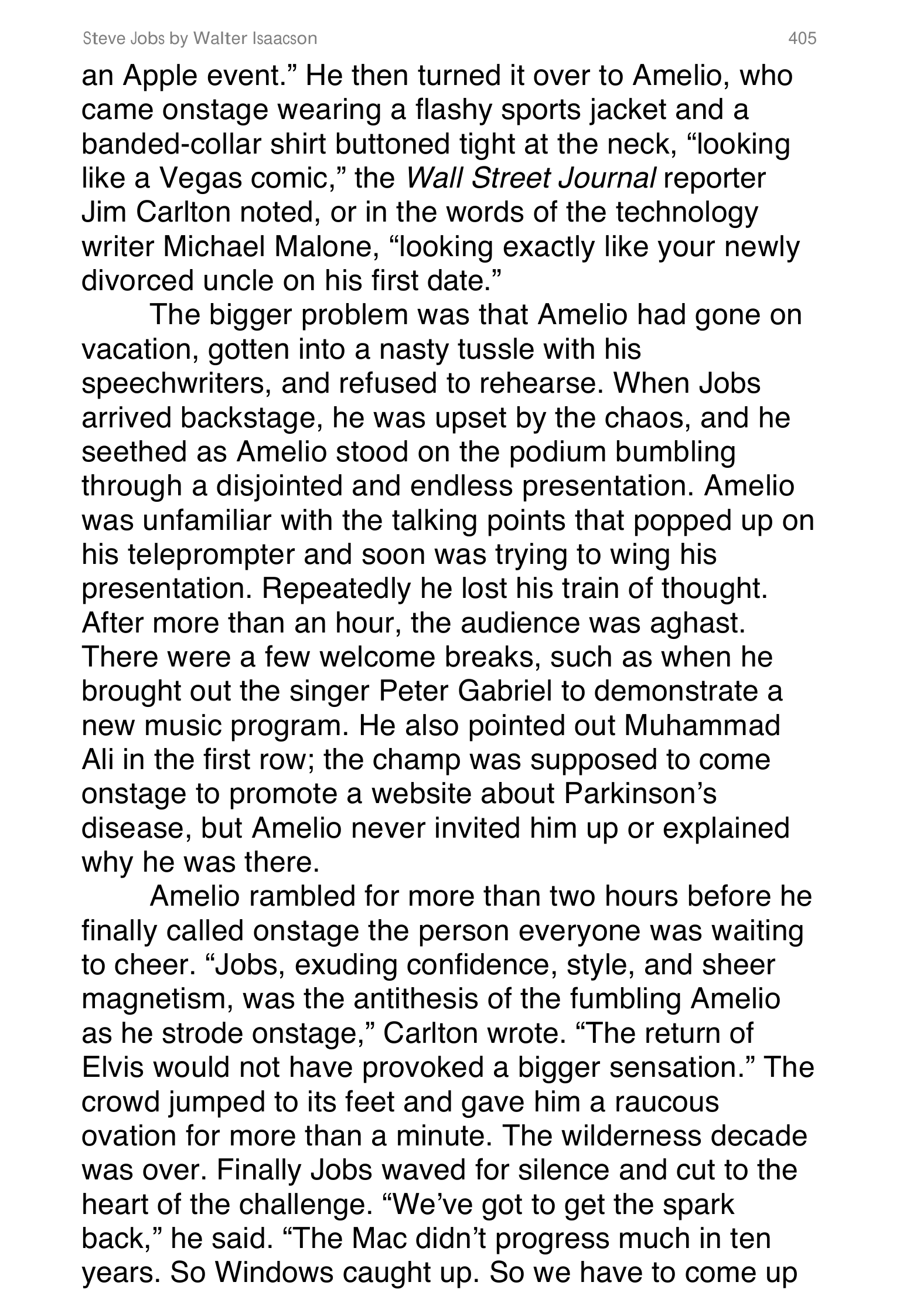 Apple Steve Jobs Biography by Walter Isaacson — page 423