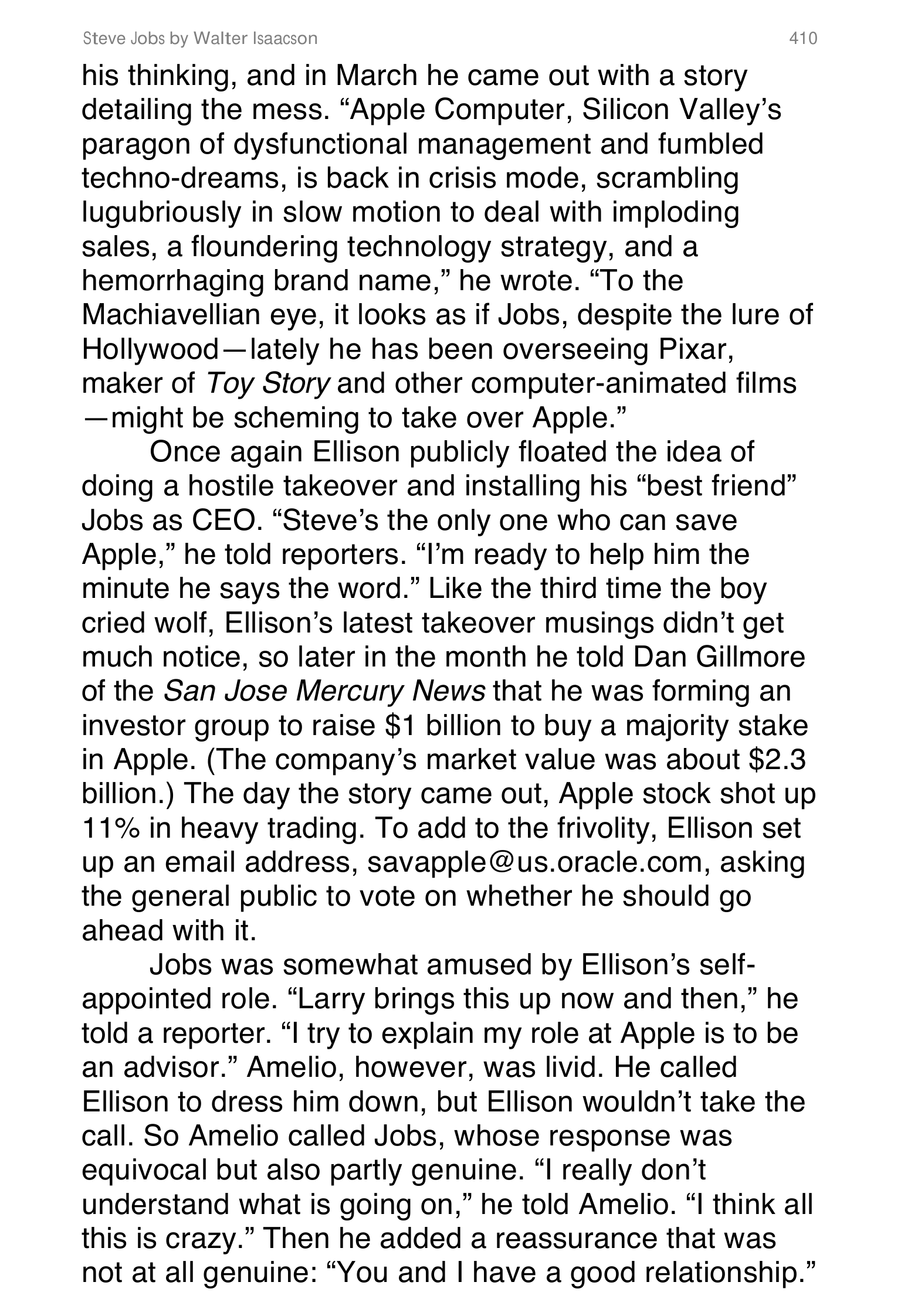 Apple Steve Jobs Biography by Walter Isaacson — page 428