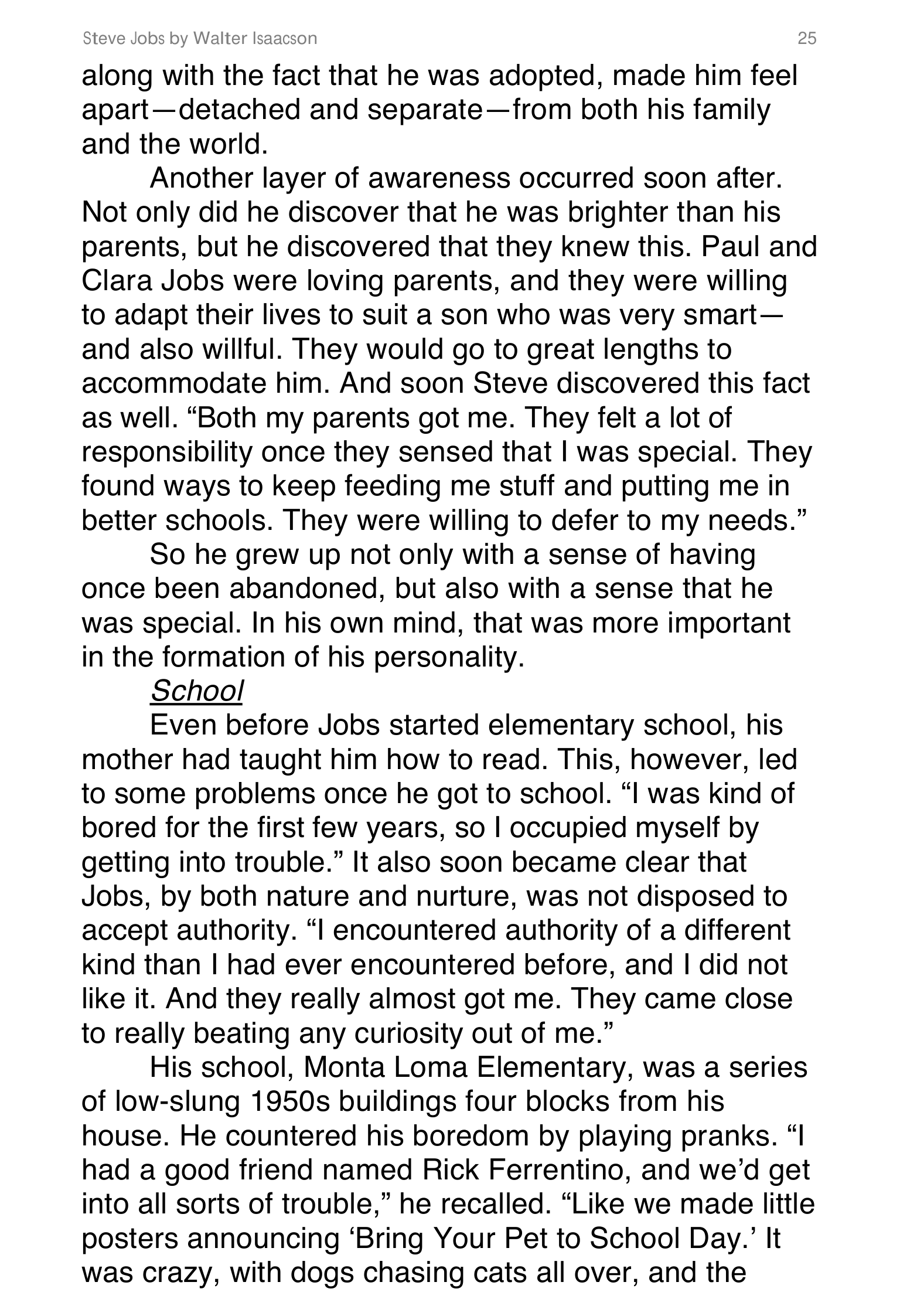 Apple Steve Jobs Biography by Walter Isaacson — page 43