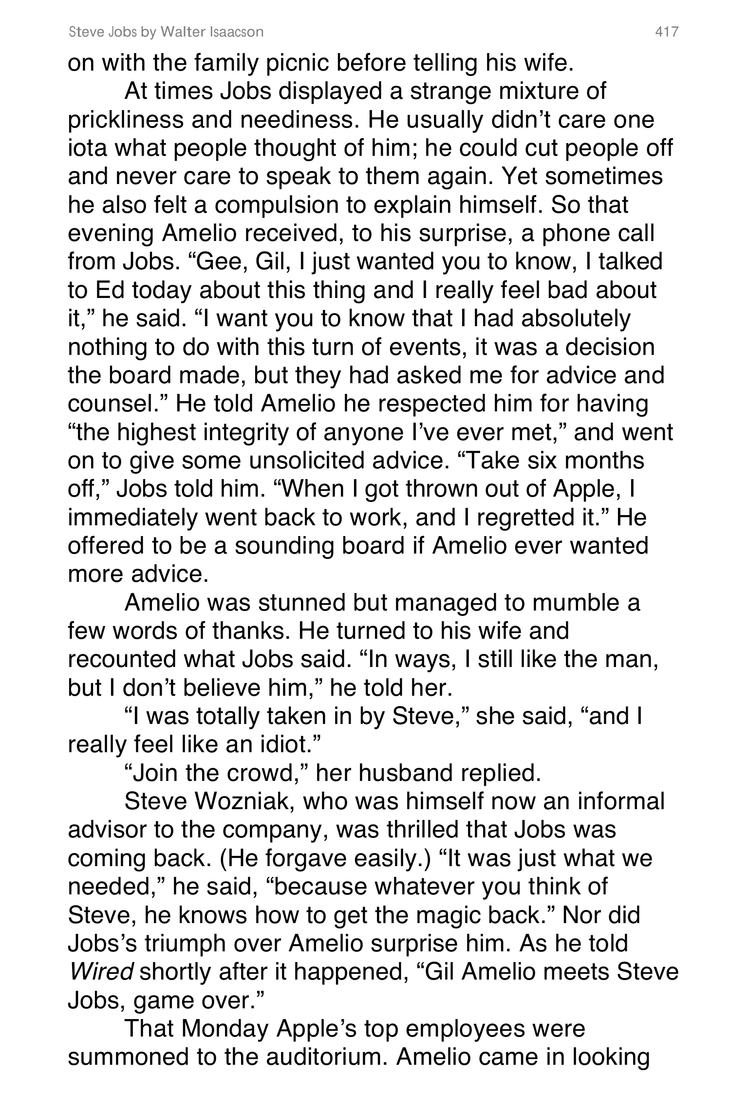 Apple Steve Jobs Biography by Walter Isaacson — page 435