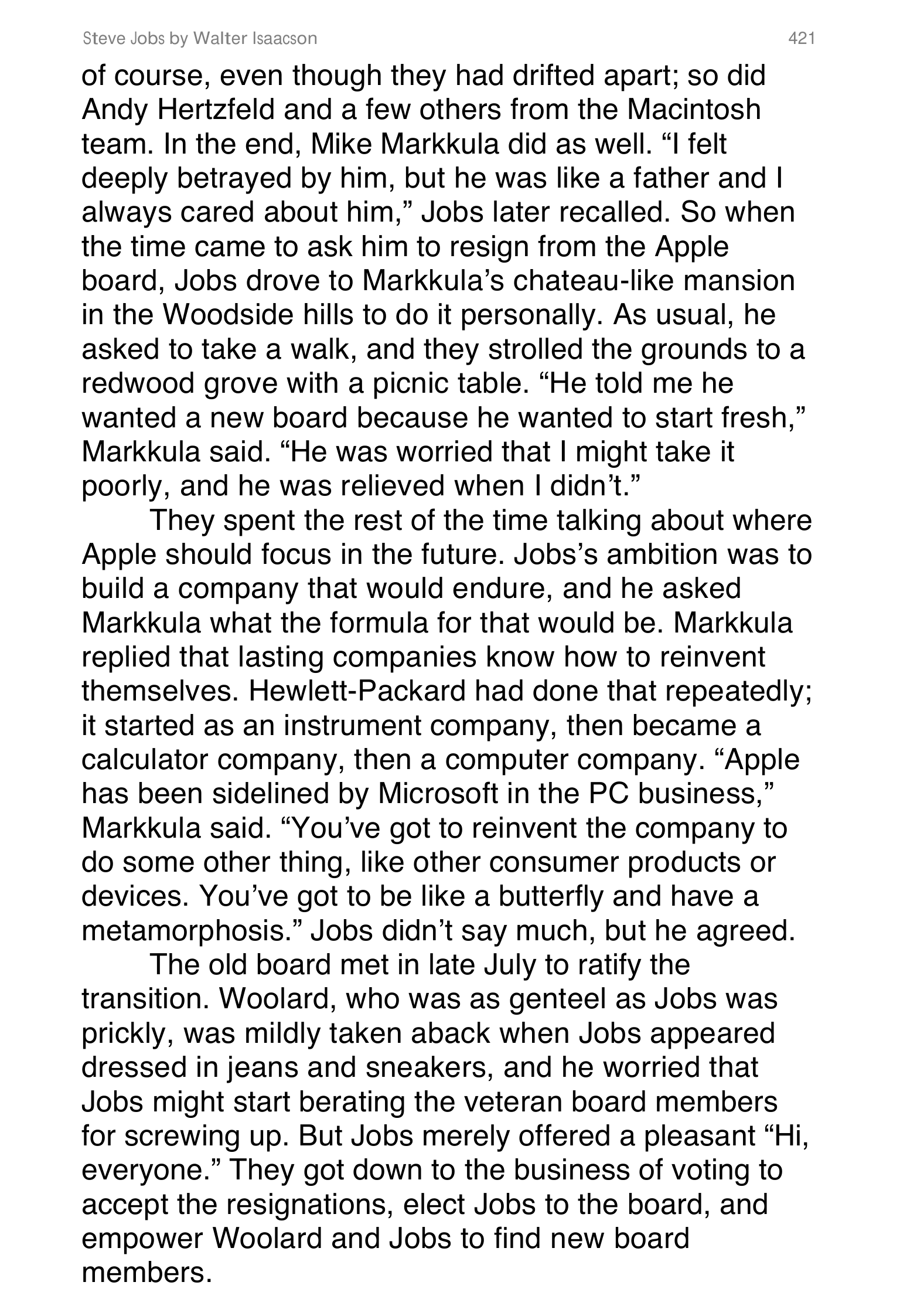 Apple Steve Jobs Biography by Walter Isaacson — page 439