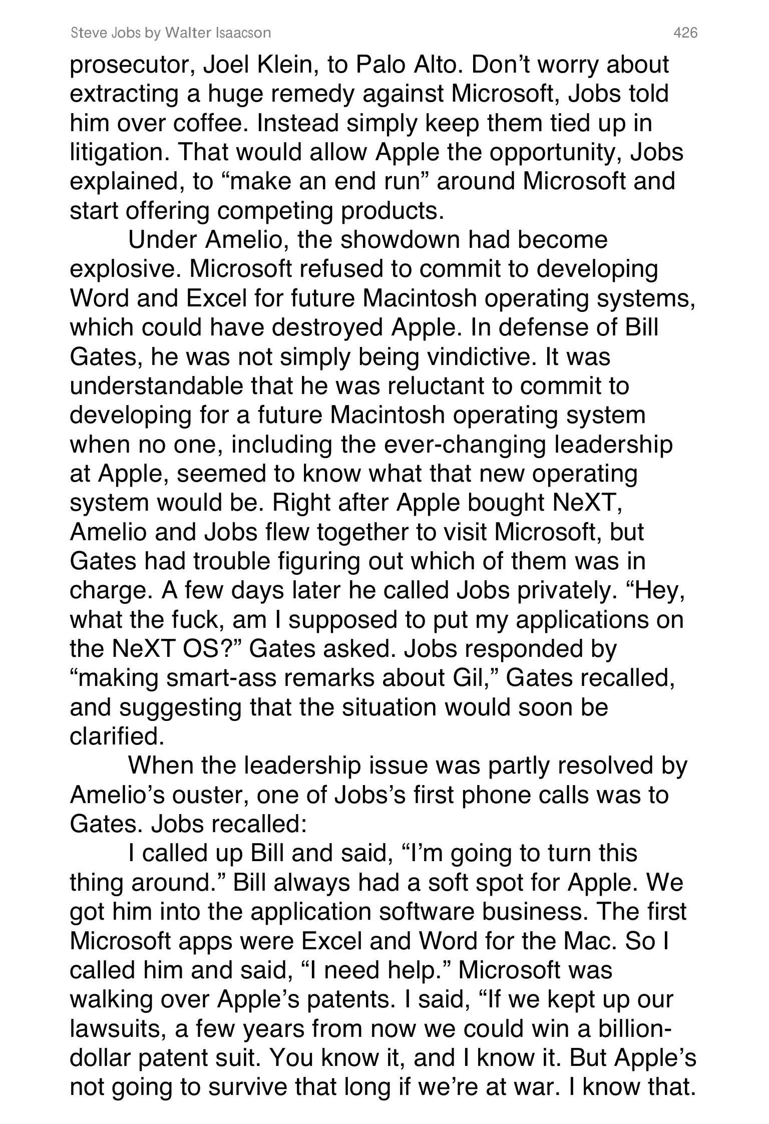 Apple Steve Jobs Biography by Walter Isaacson — page 444
