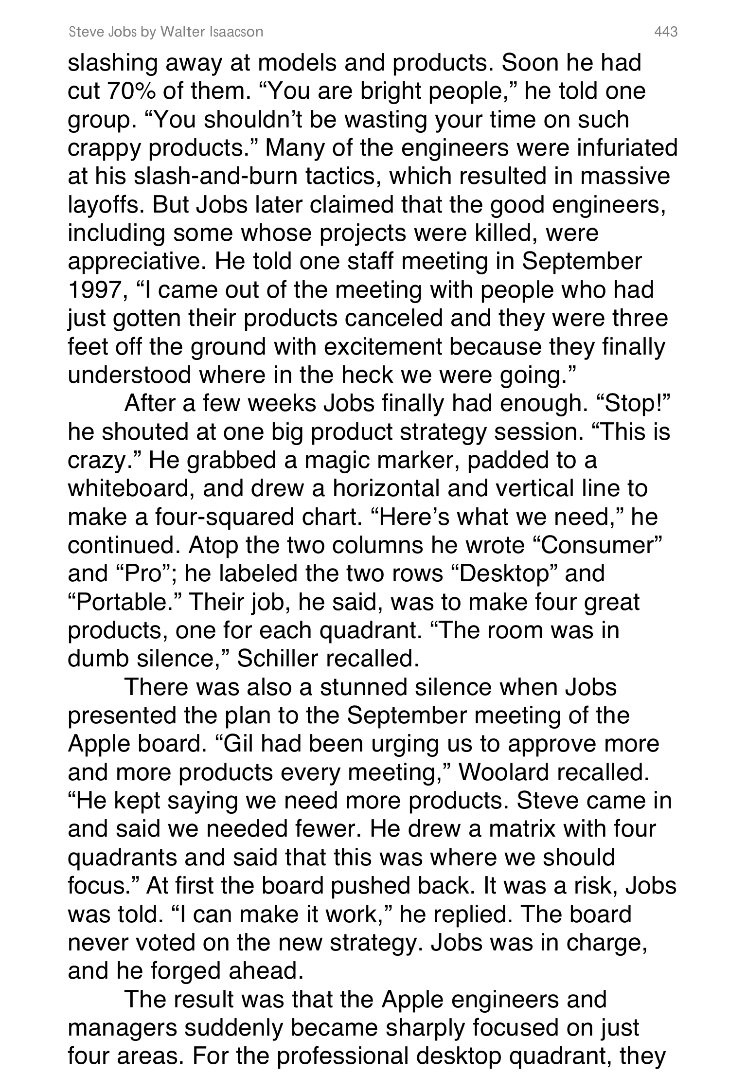 Apple Steve Jobs Biography by Walter Isaacson — page 461
