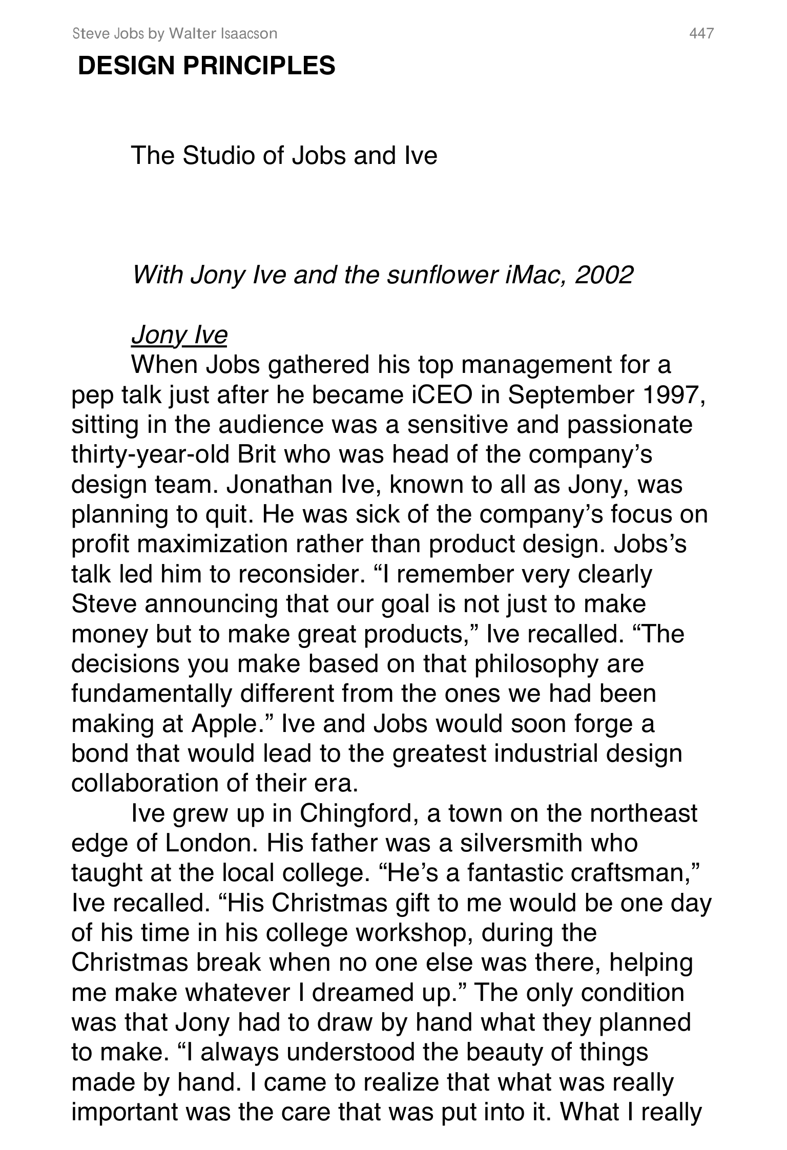 Apple Steve Jobs Biography by Walter Isaacson — page 465