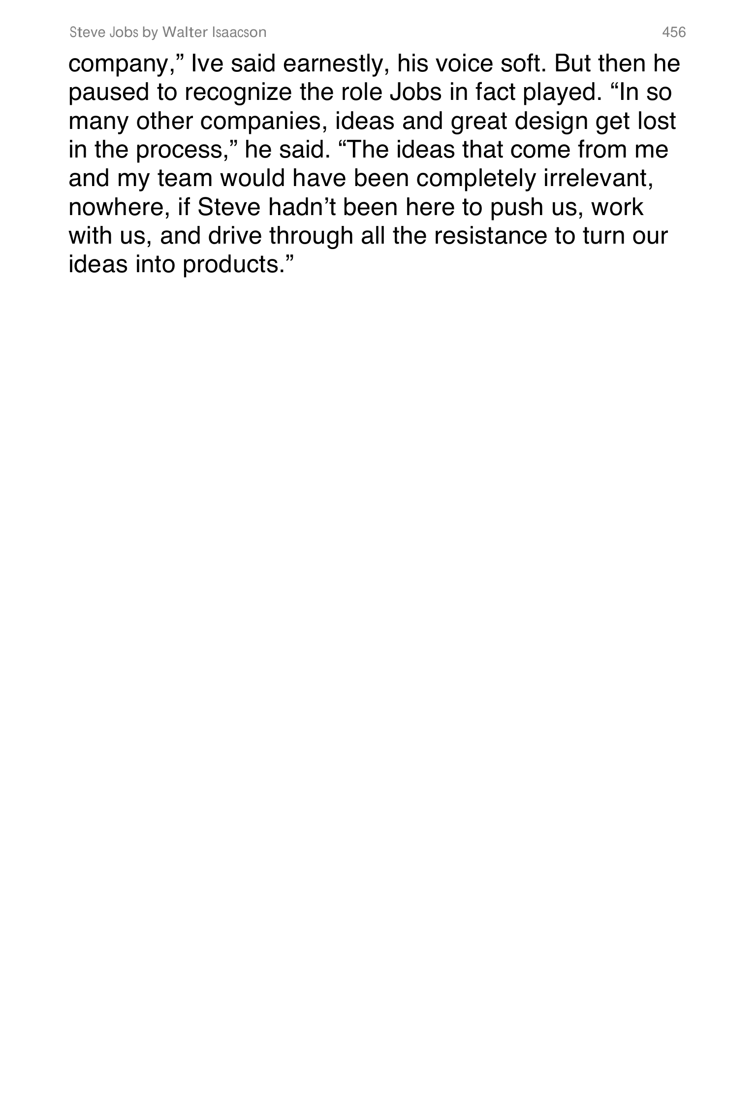 Apple Steve Jobs Biography by Walter Isaacson — page 474