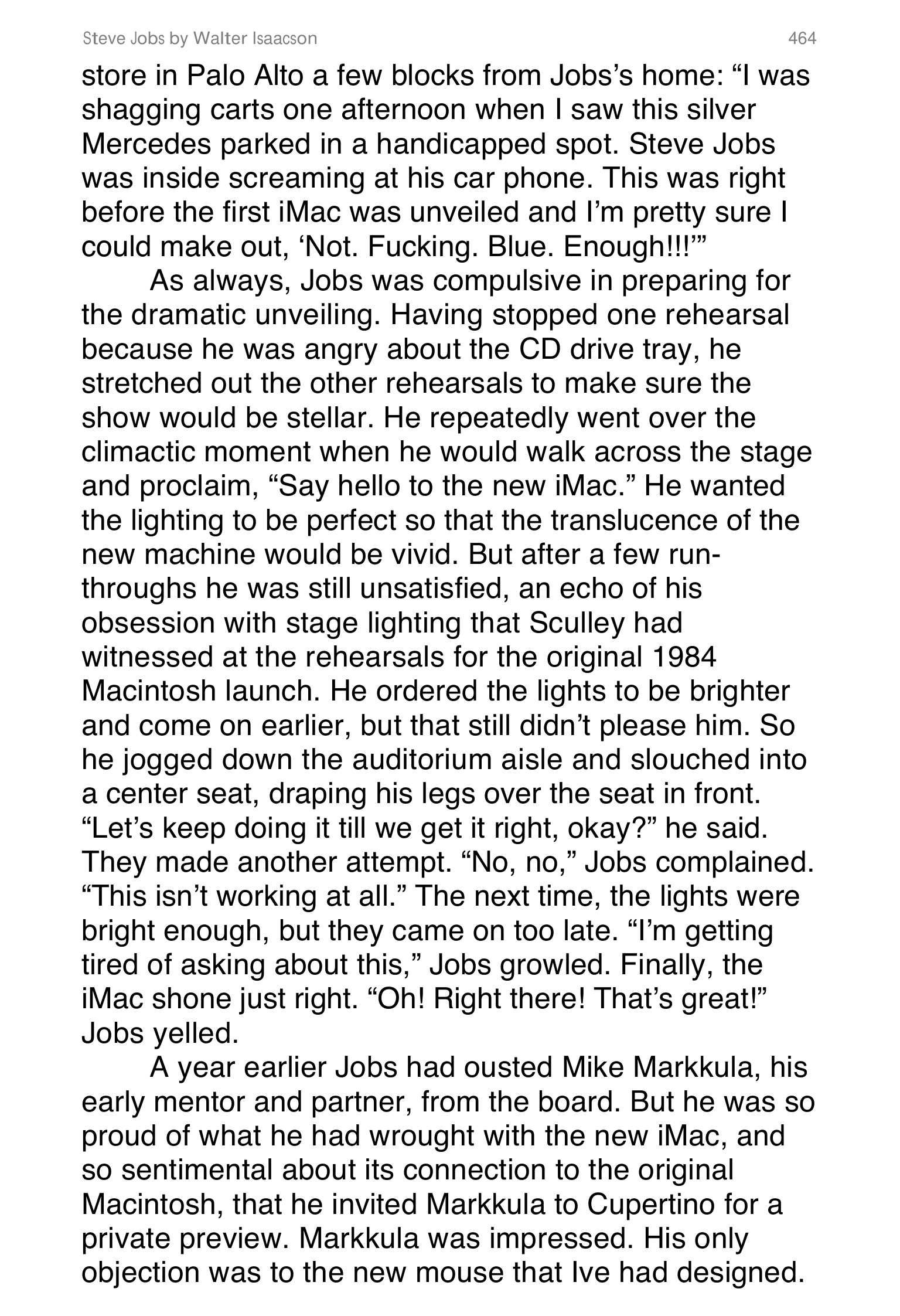 Apple Steve Jobs Biography by Walter Isaacson — page 482