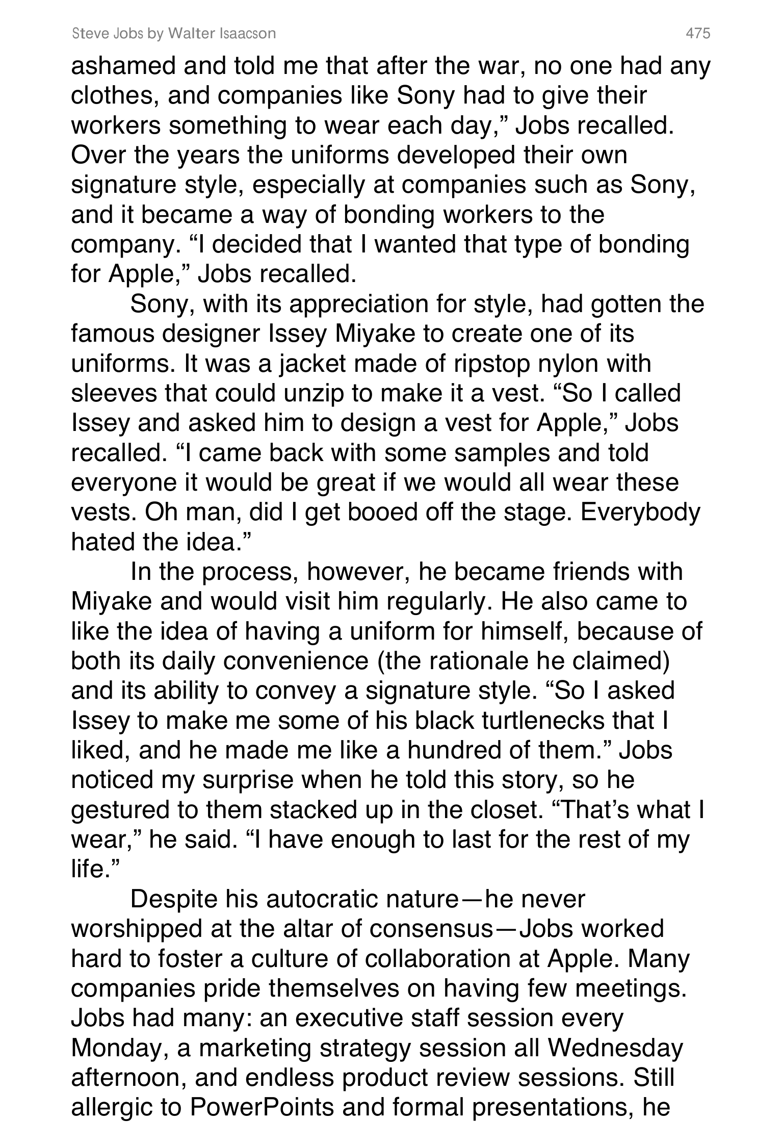 Apple Steve Jobs Biography by Walter Isaacson — page 493