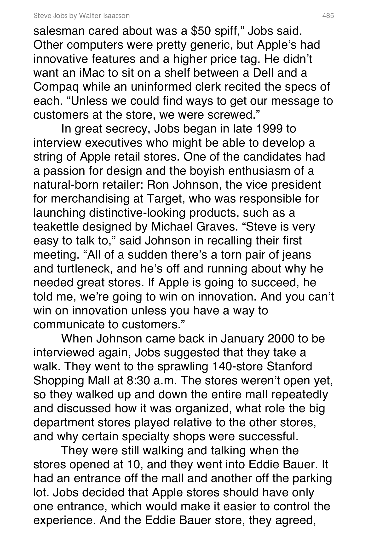 Apple Steve Jobs Biography by Walter Isaacson — page 503