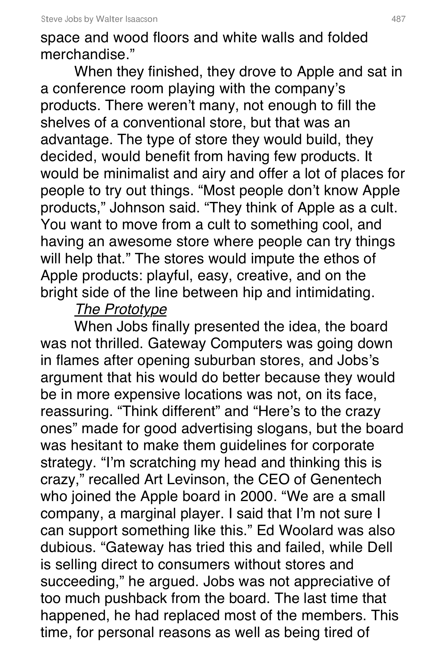 Apple Steve Jobs Biography by Walter Isaacson — page 505