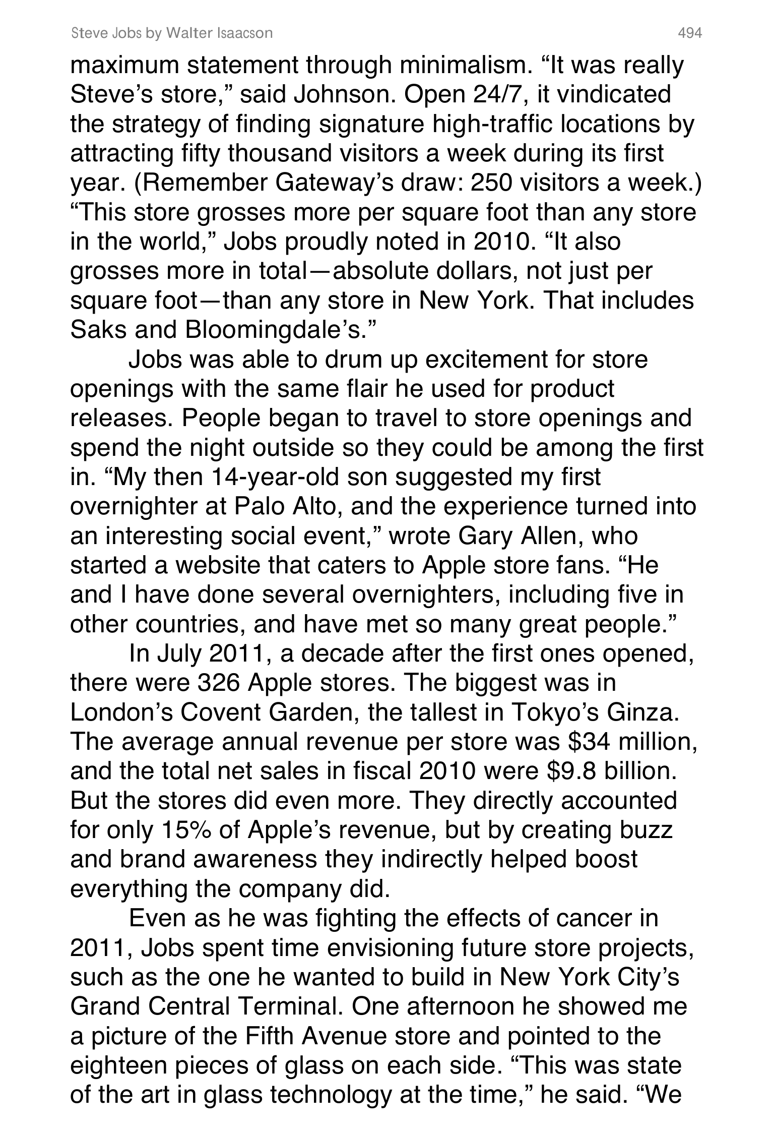 Apple Steve Jobs Biography by Walter Isaacson — page 512
