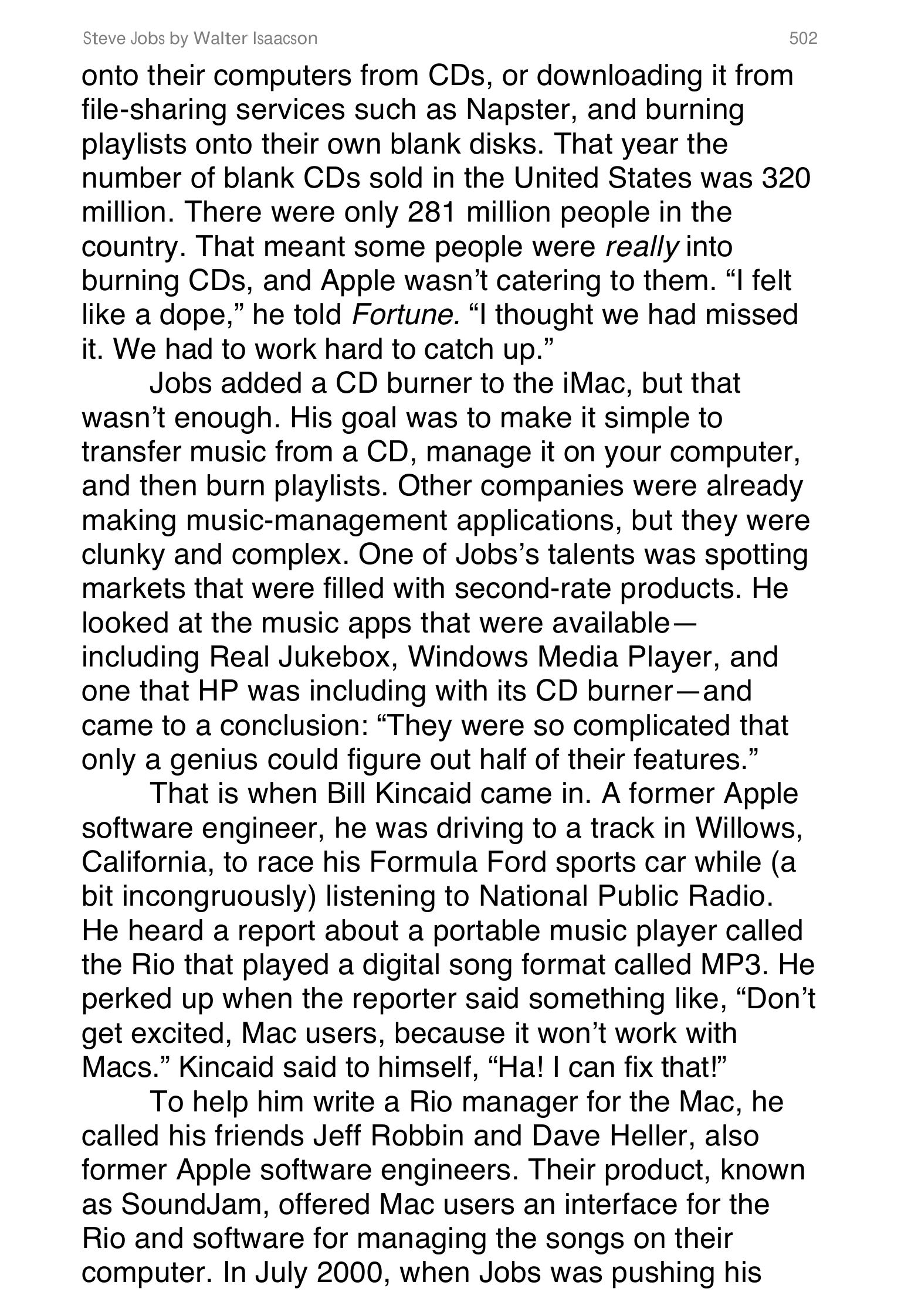 Apple Steve Jobs Biography by Walter Isaacson — page 520