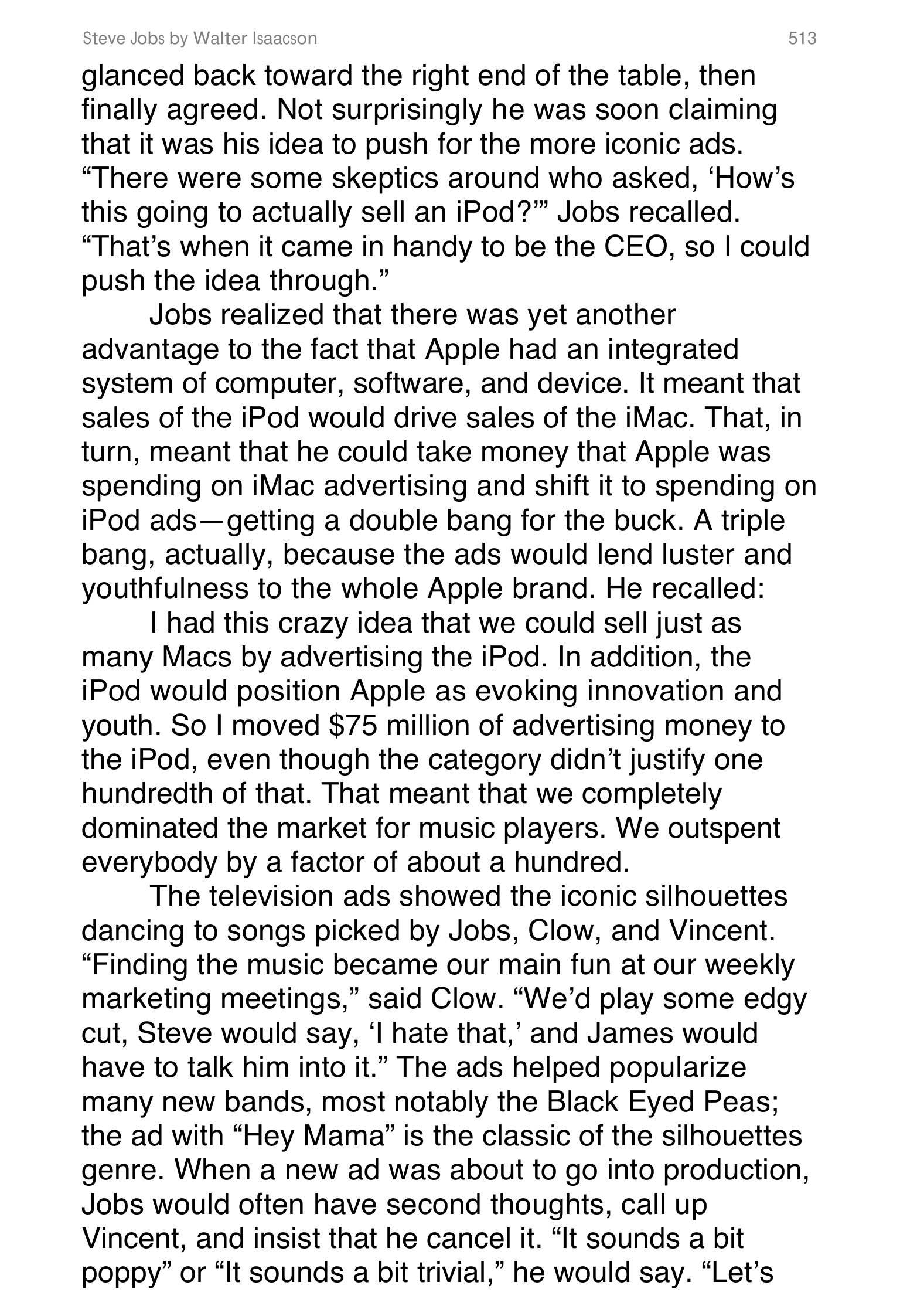 Apple Steve Jobs Biography by Walter Isaacson — page 531