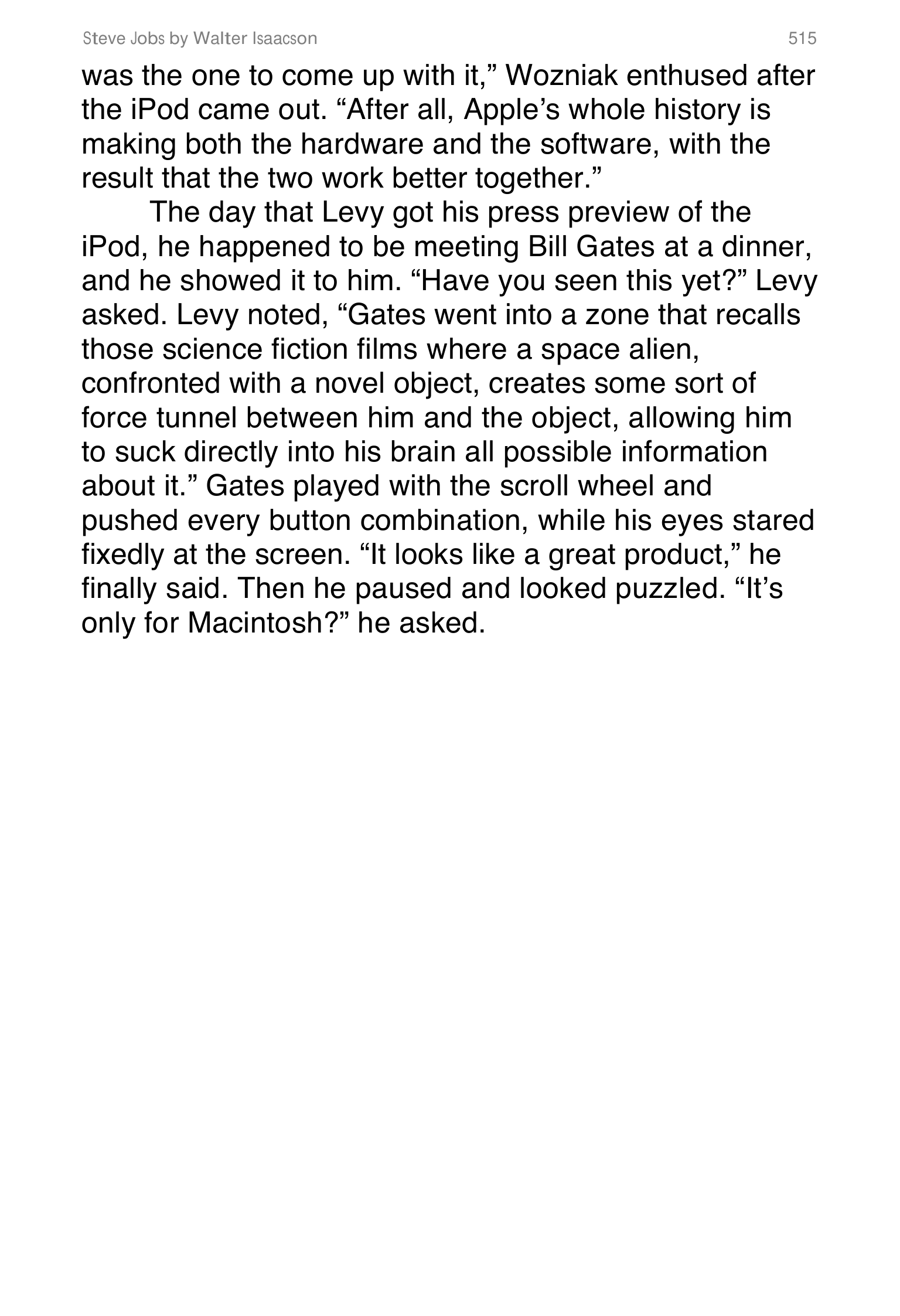 Apple Steve Jobs Biography by Walter Isaacson — page 533