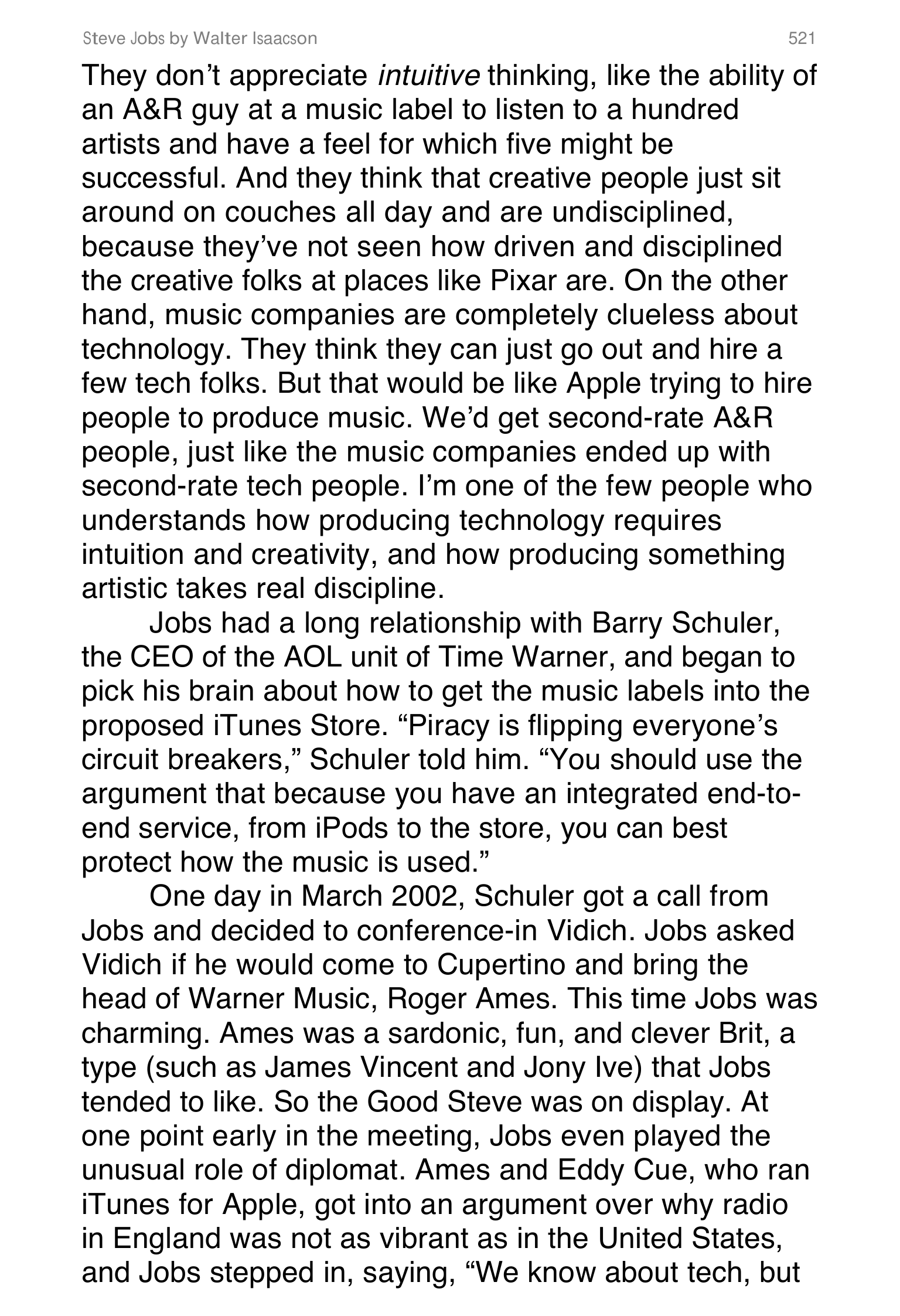 Apple Steve Jobs Biography by Walter Isaacson — page 539