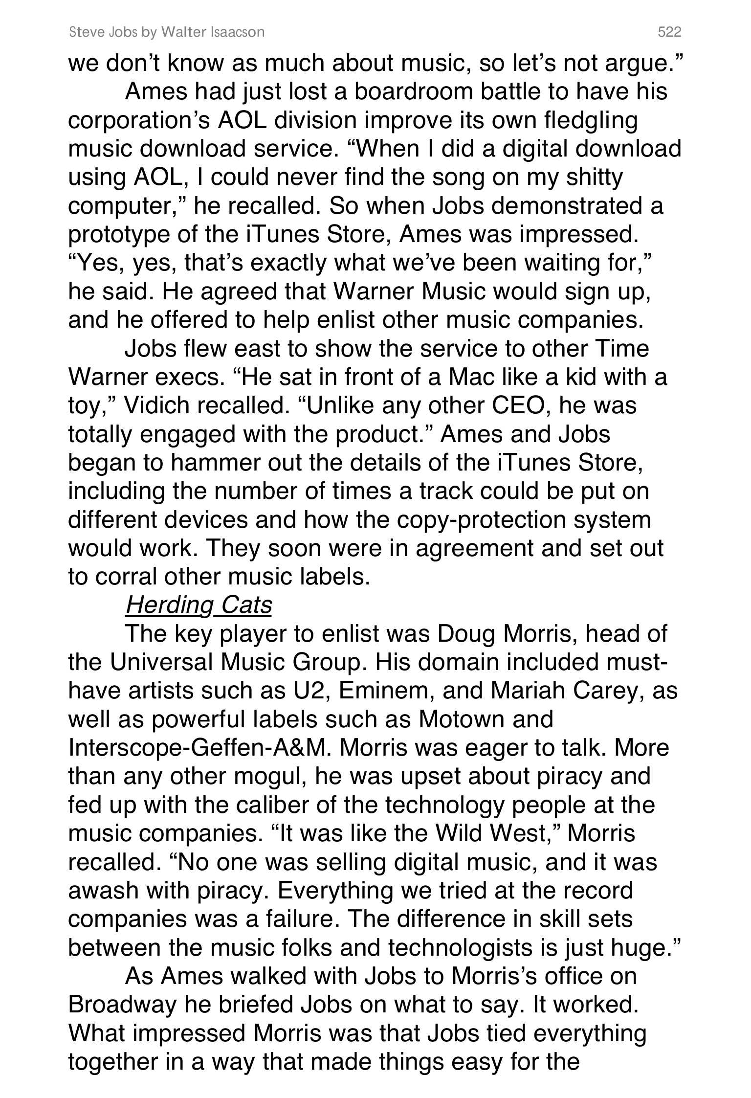 Apple Steve Jobs Biography by Walter Isaacson — page 540