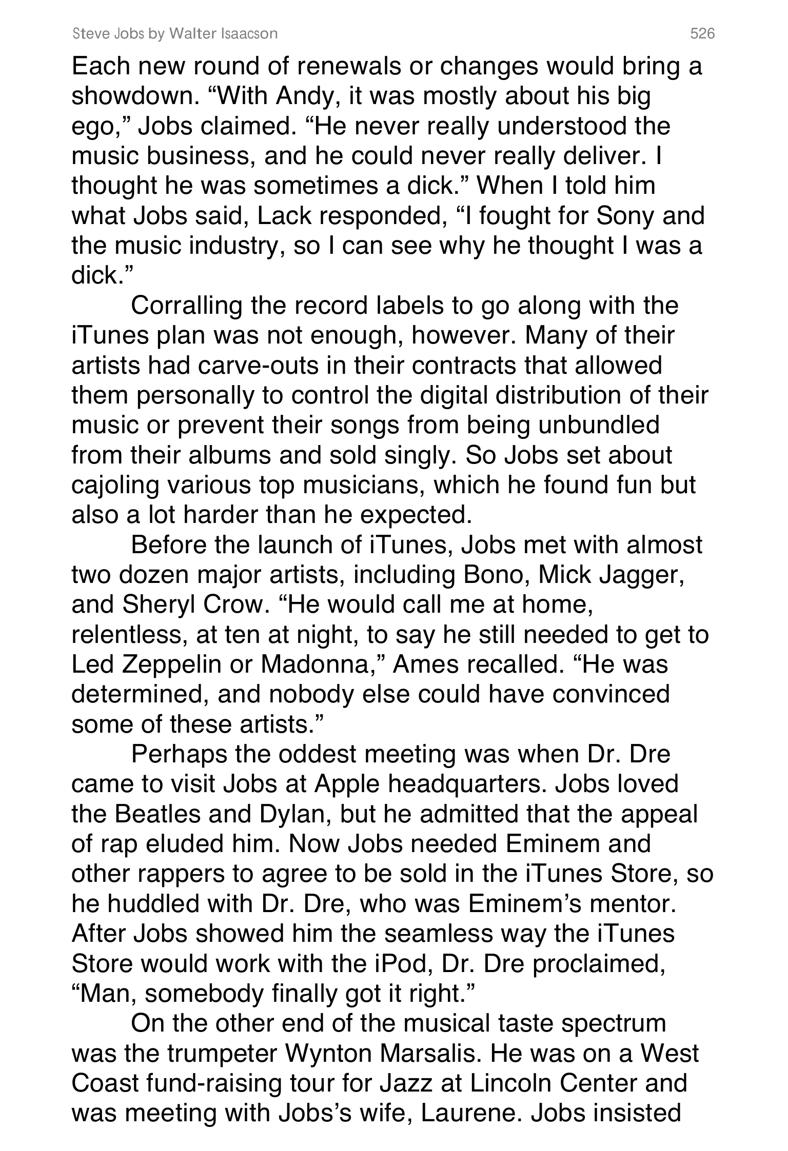 Apple Steve Jobs Biography by Walter Isaacson — page 544