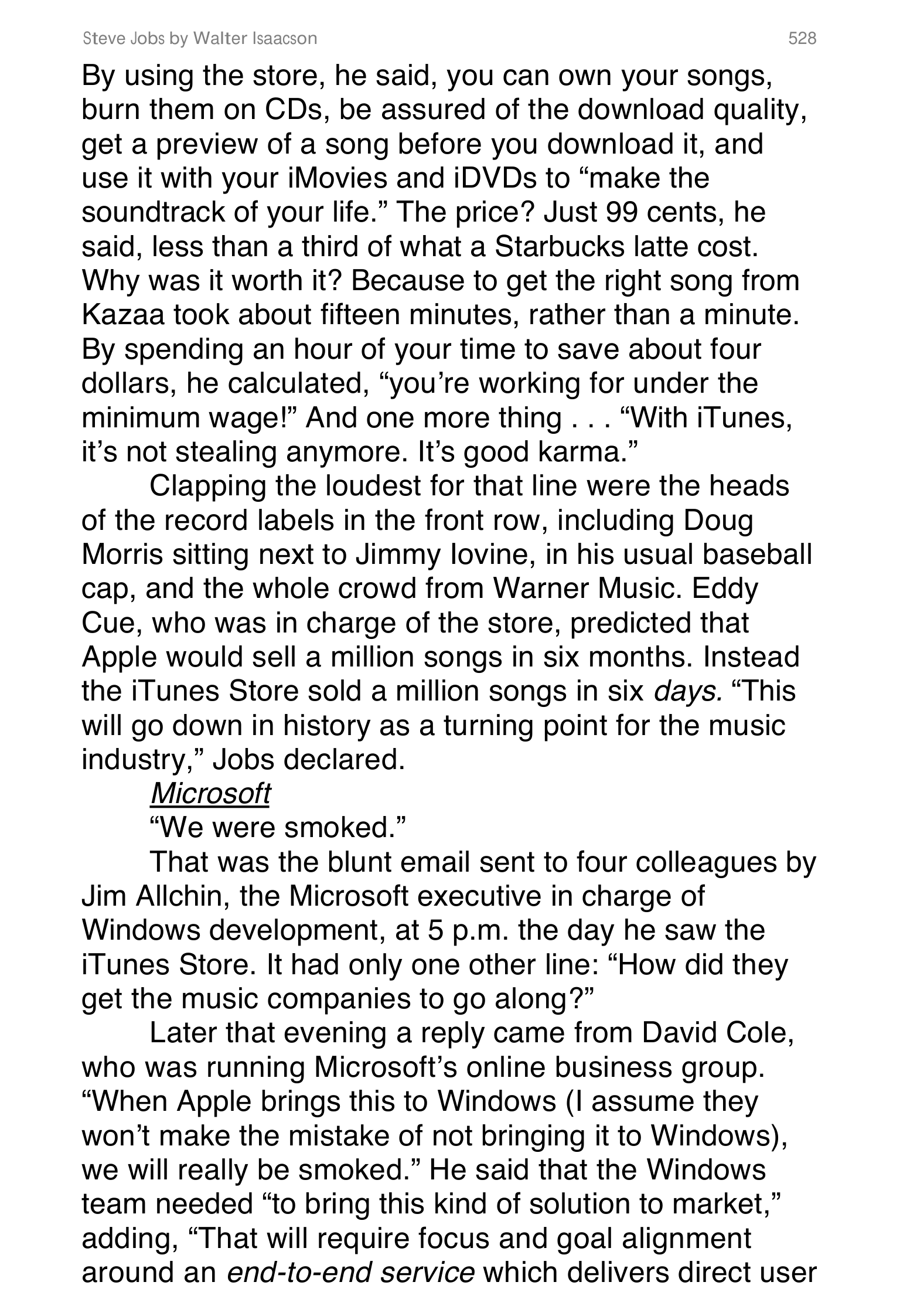 Apple Steve Jobs Biography by Walter Isaacson — page 546