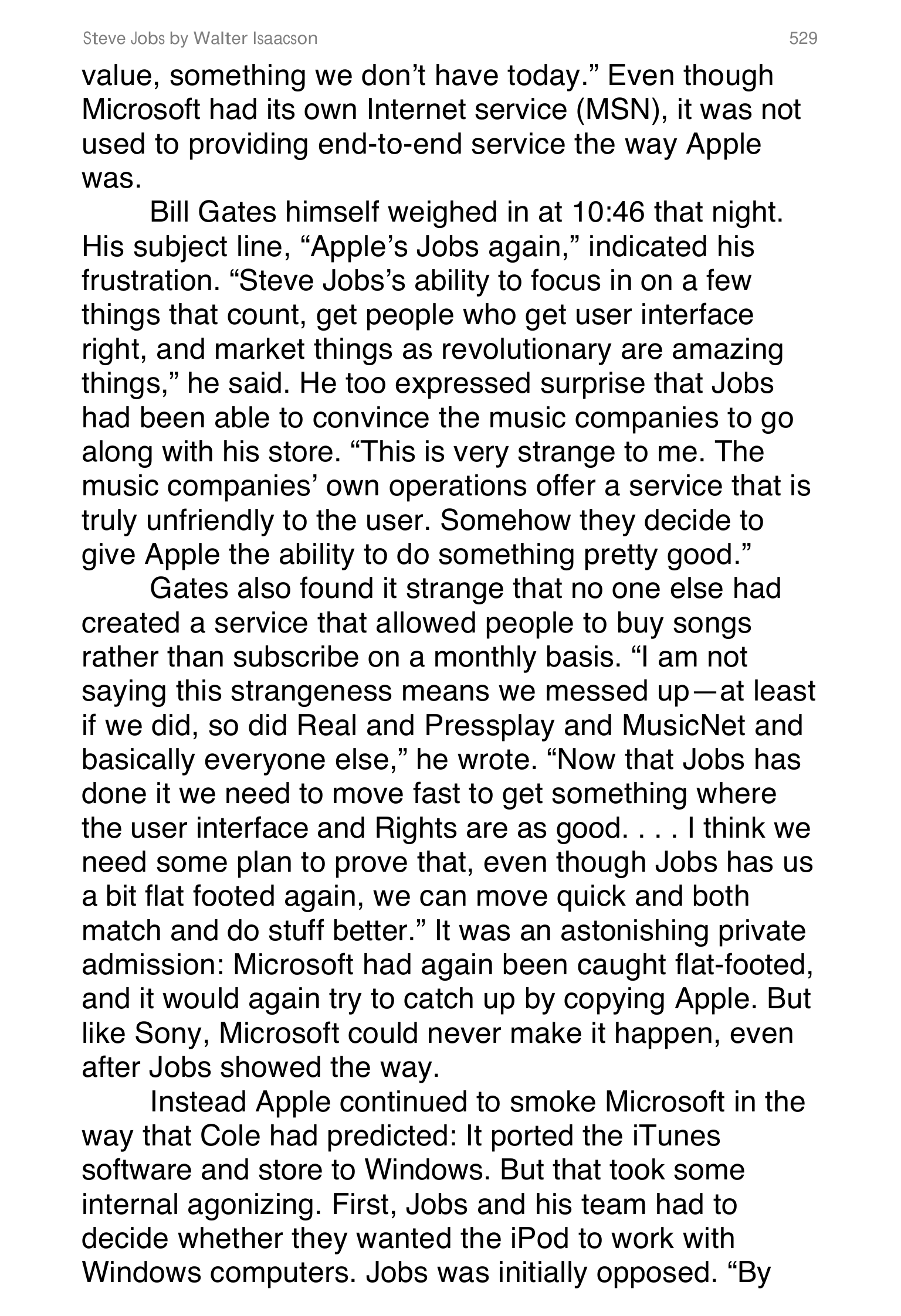 Apple Steve Jobs Biography by Walter Isaacson — page 547
