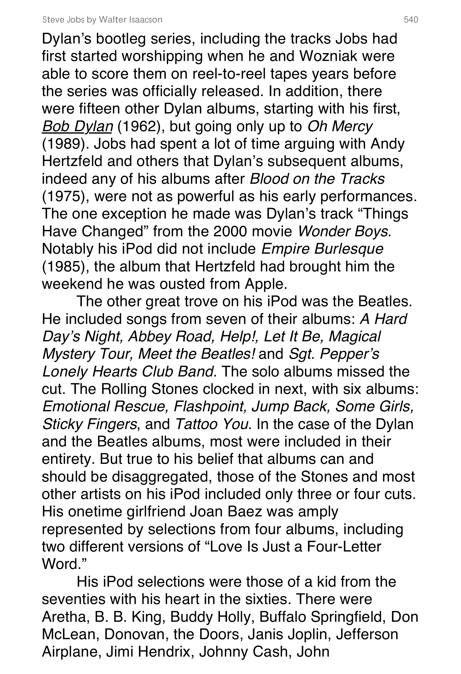 Apple Steve Jobs Biography by Walter Isaacson — page 558