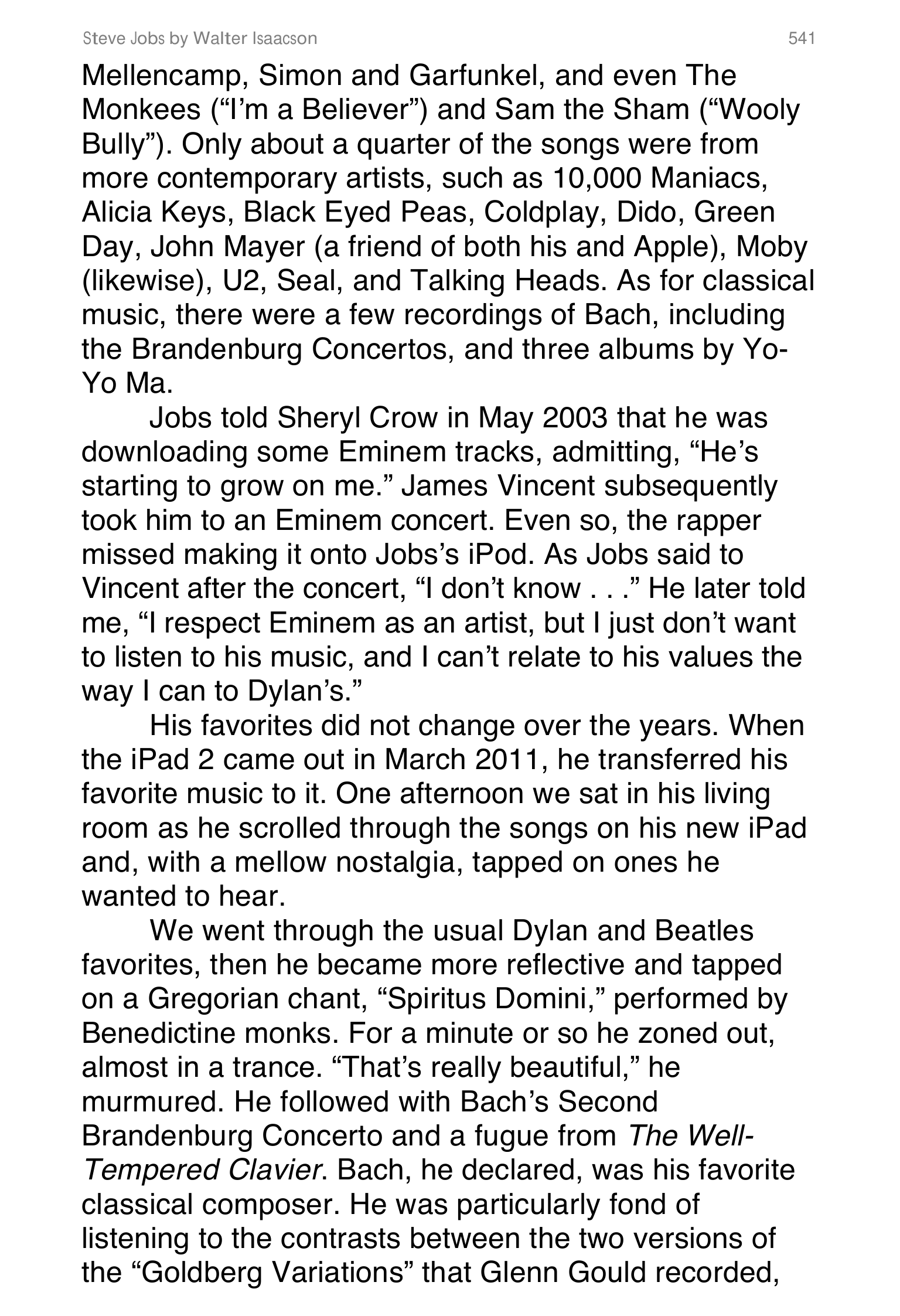 Apple Steve Jobs Biography by Walter Isaacson — page 559