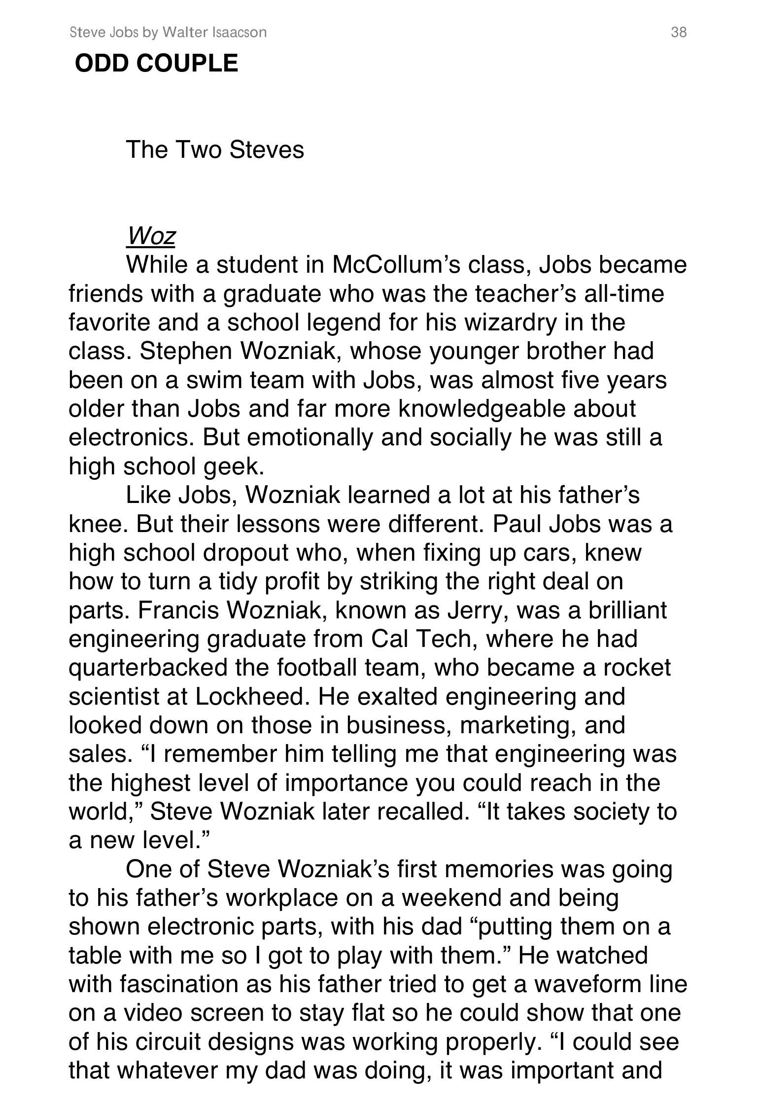 Apple Steve Jobs Biography by Walter Isaacson — page 56