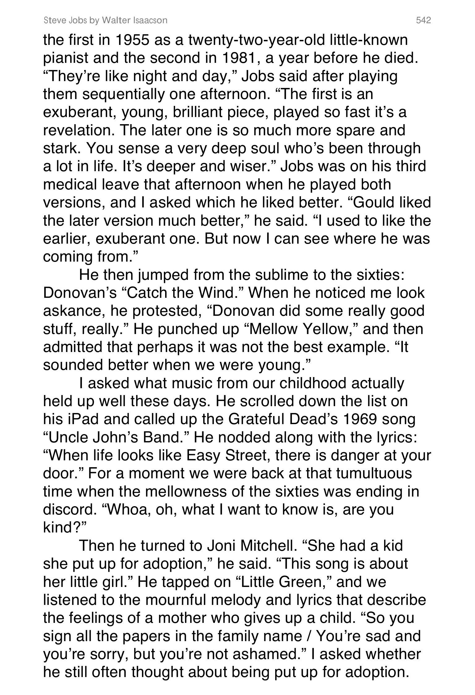 Apple Steve Jobs Biography by Walter Isaacson — page 560