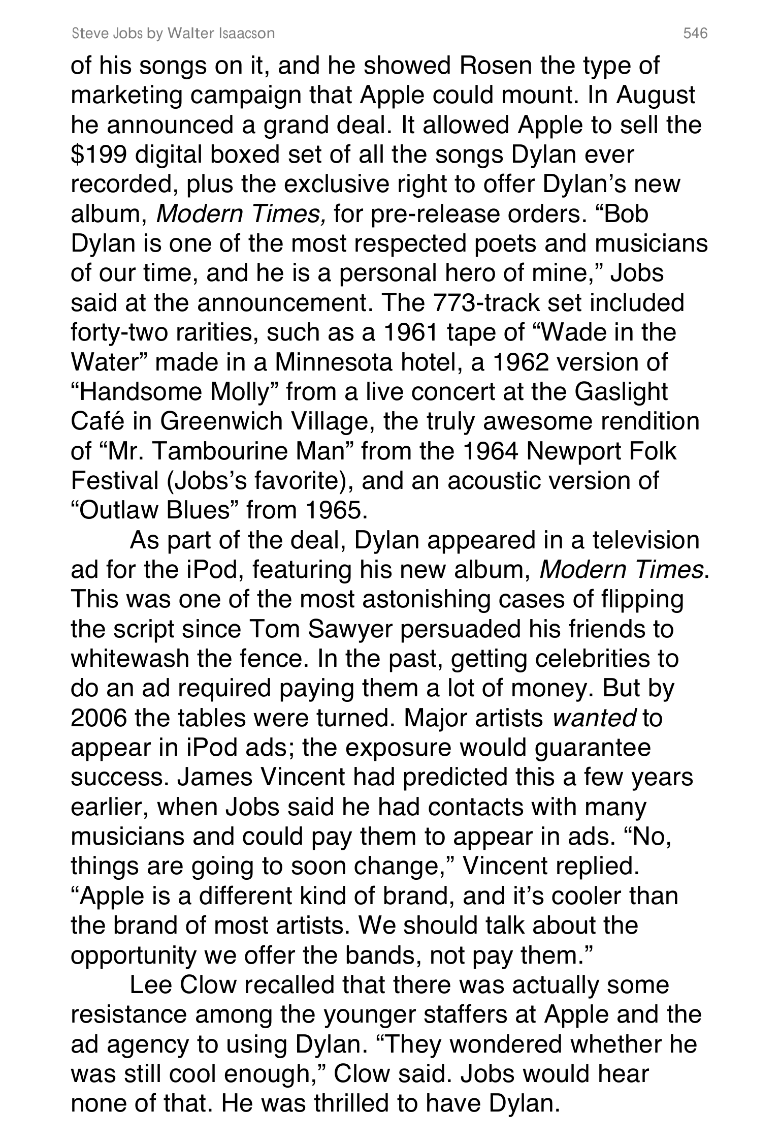 Apple Steve Jobs Biography by Walter Isaacson — page 564