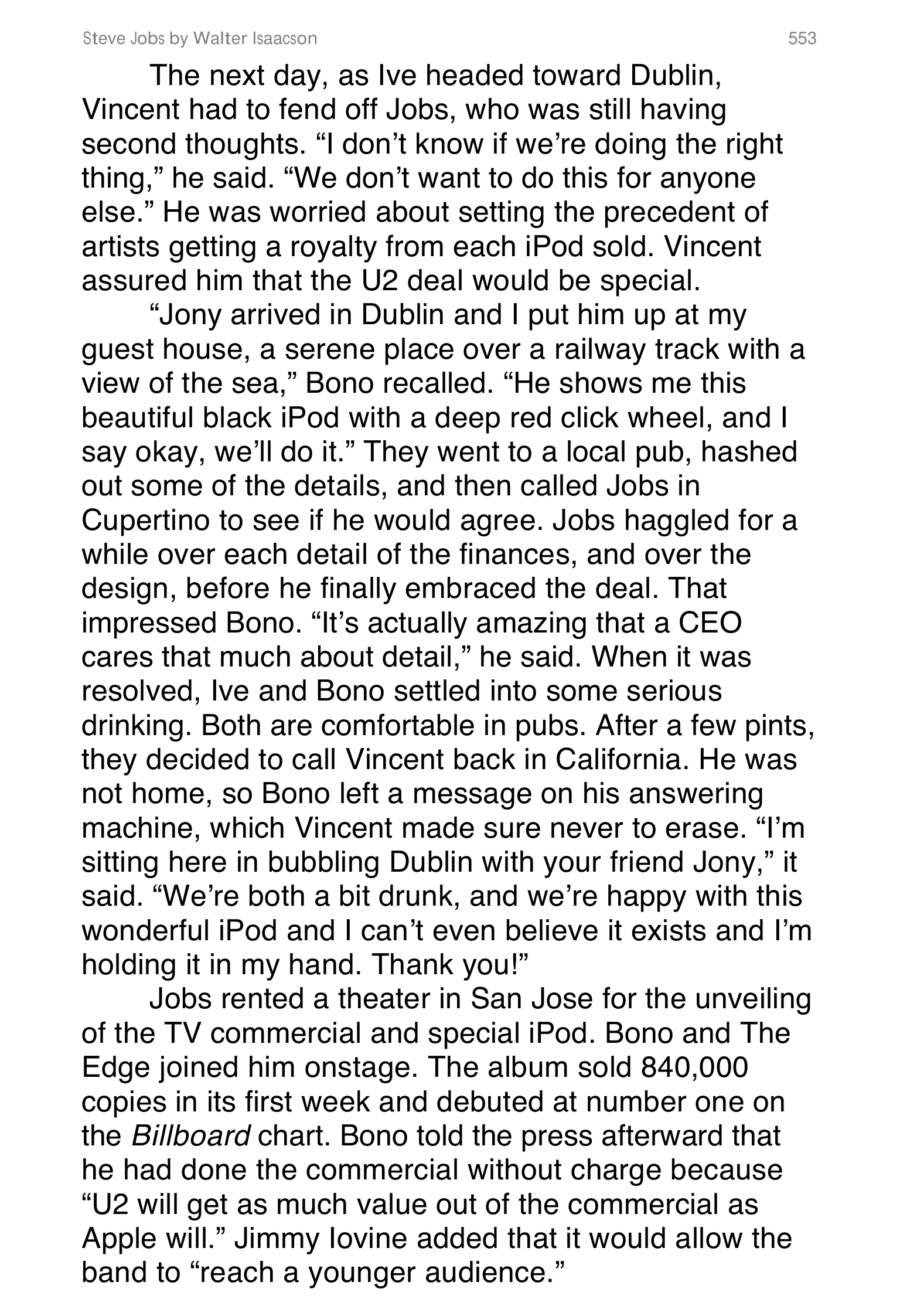 Apple Steve Jobs Biography by Walter Isaacson — page 571