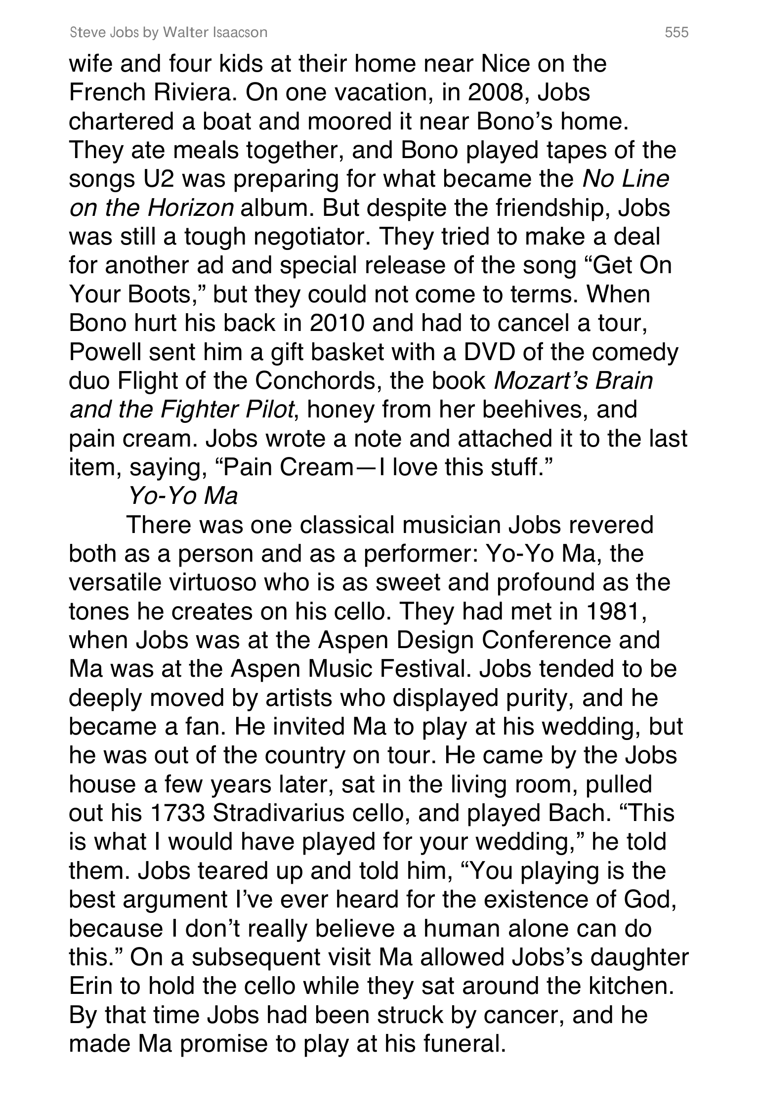 Apple Steve Jobs Biography by Walter Isaacson — page 573