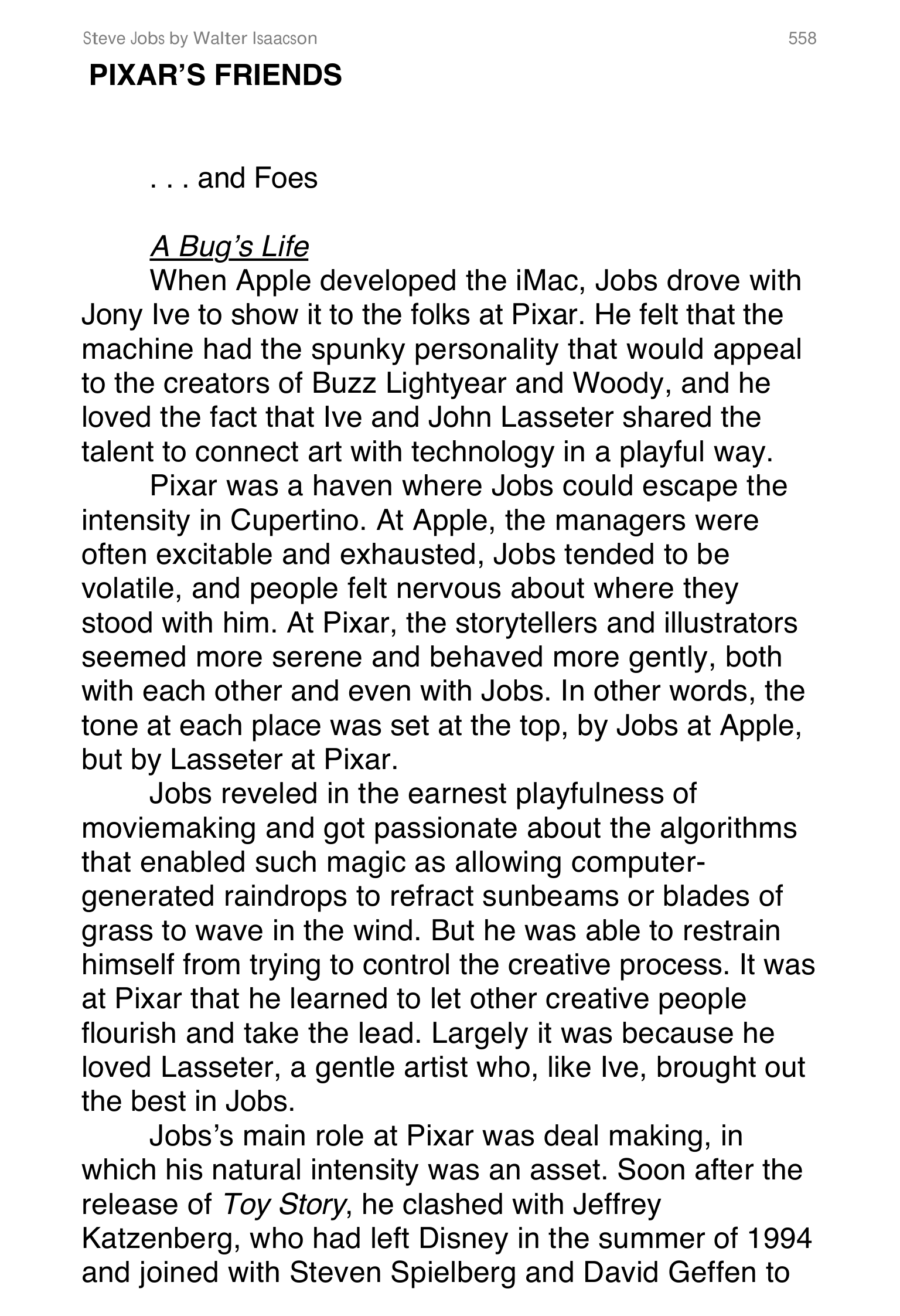 Apple Steve Jobs Biography by Walter Isaacson — page 576