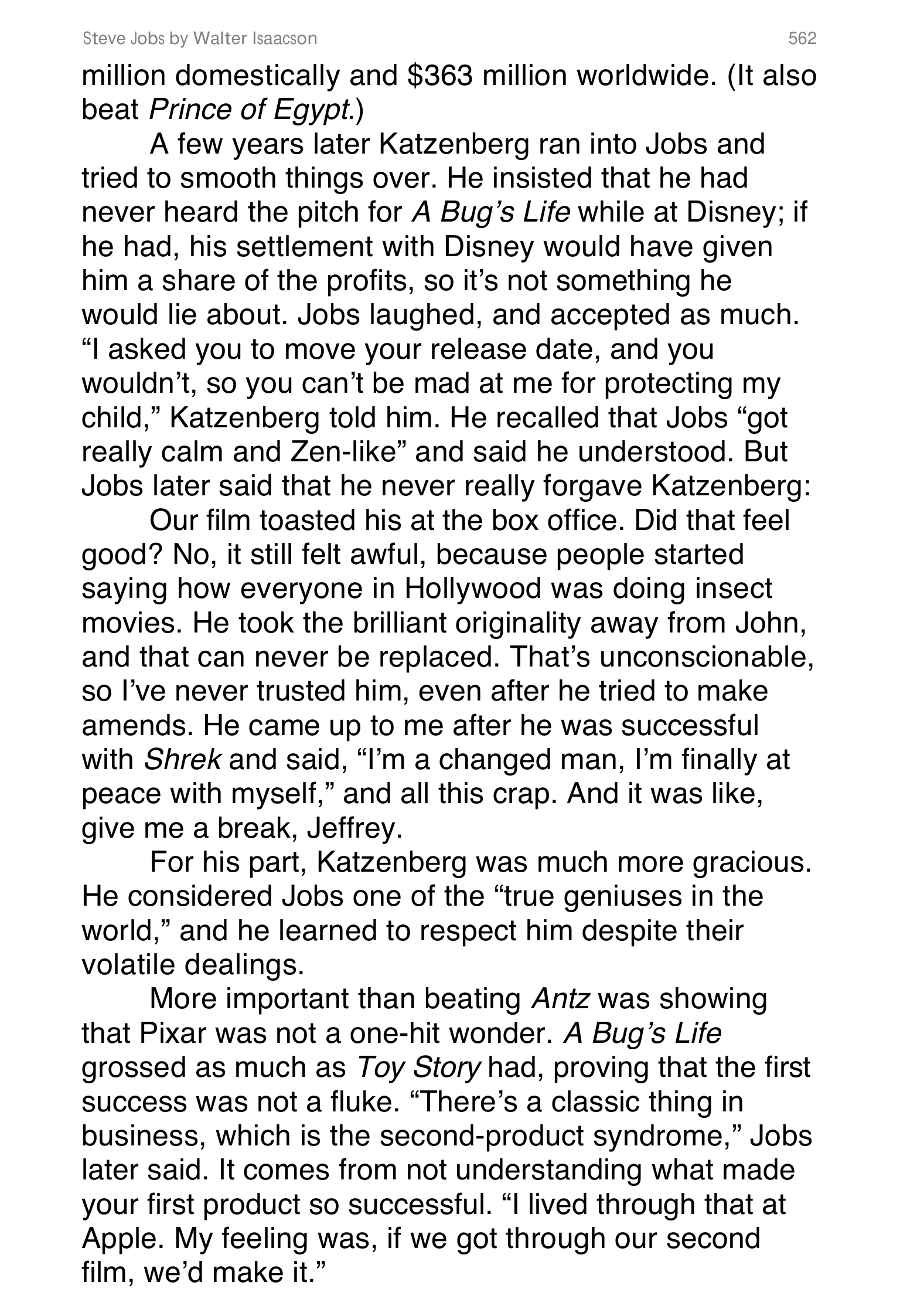 Apple Steve Jobs Biography by Walter Isaacson — page 580