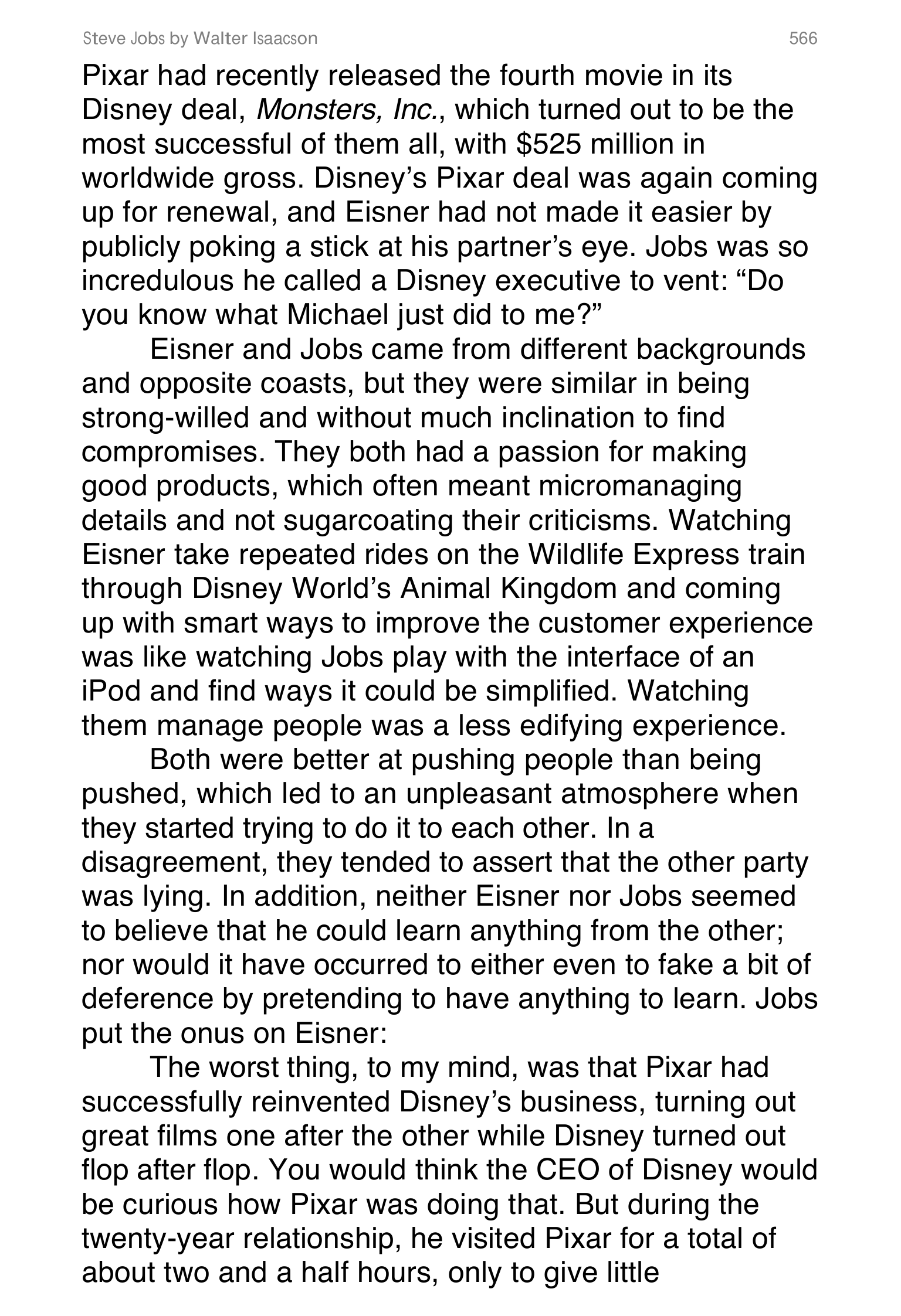 Apple Steve Jobs Biography by Walter Isaacson — page 584