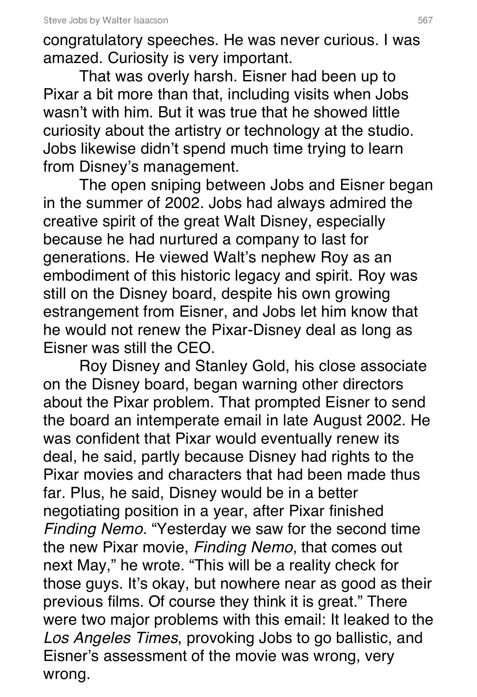 Apple Steve Jobs Biography by Walter Isaacson — page 585