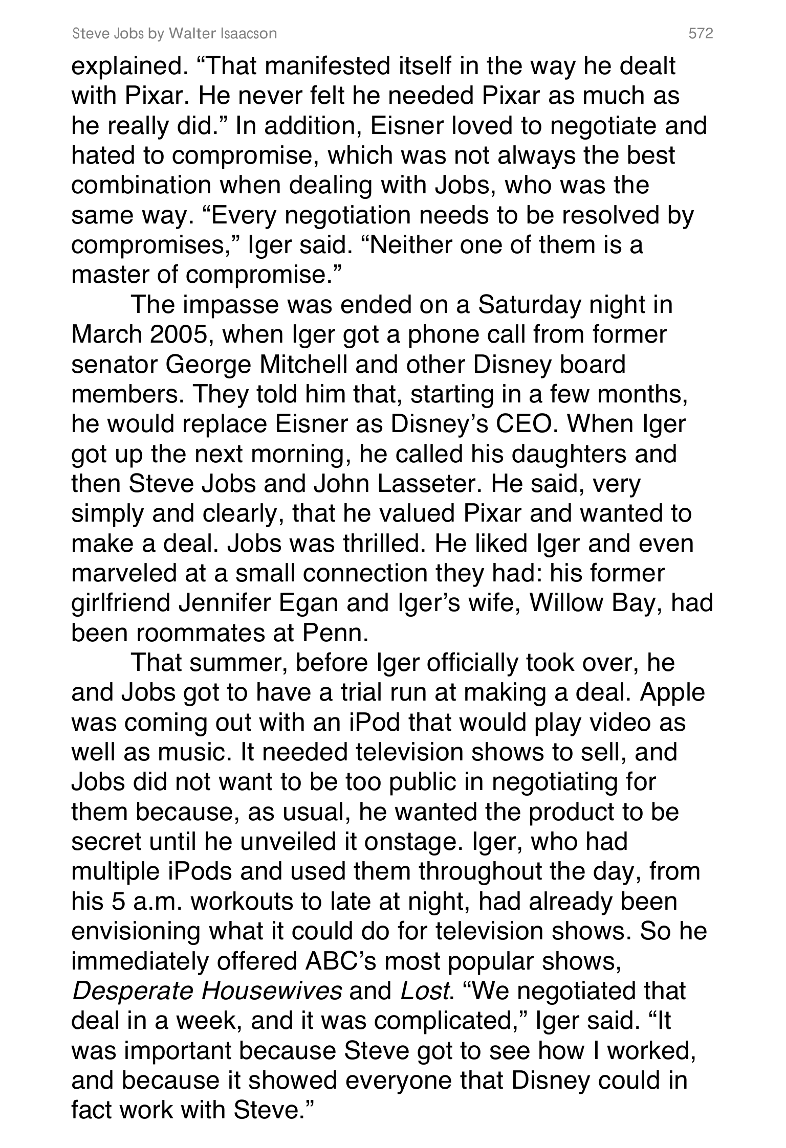 Apple Steve Jobs Biography by Walter Isaacson — page 590