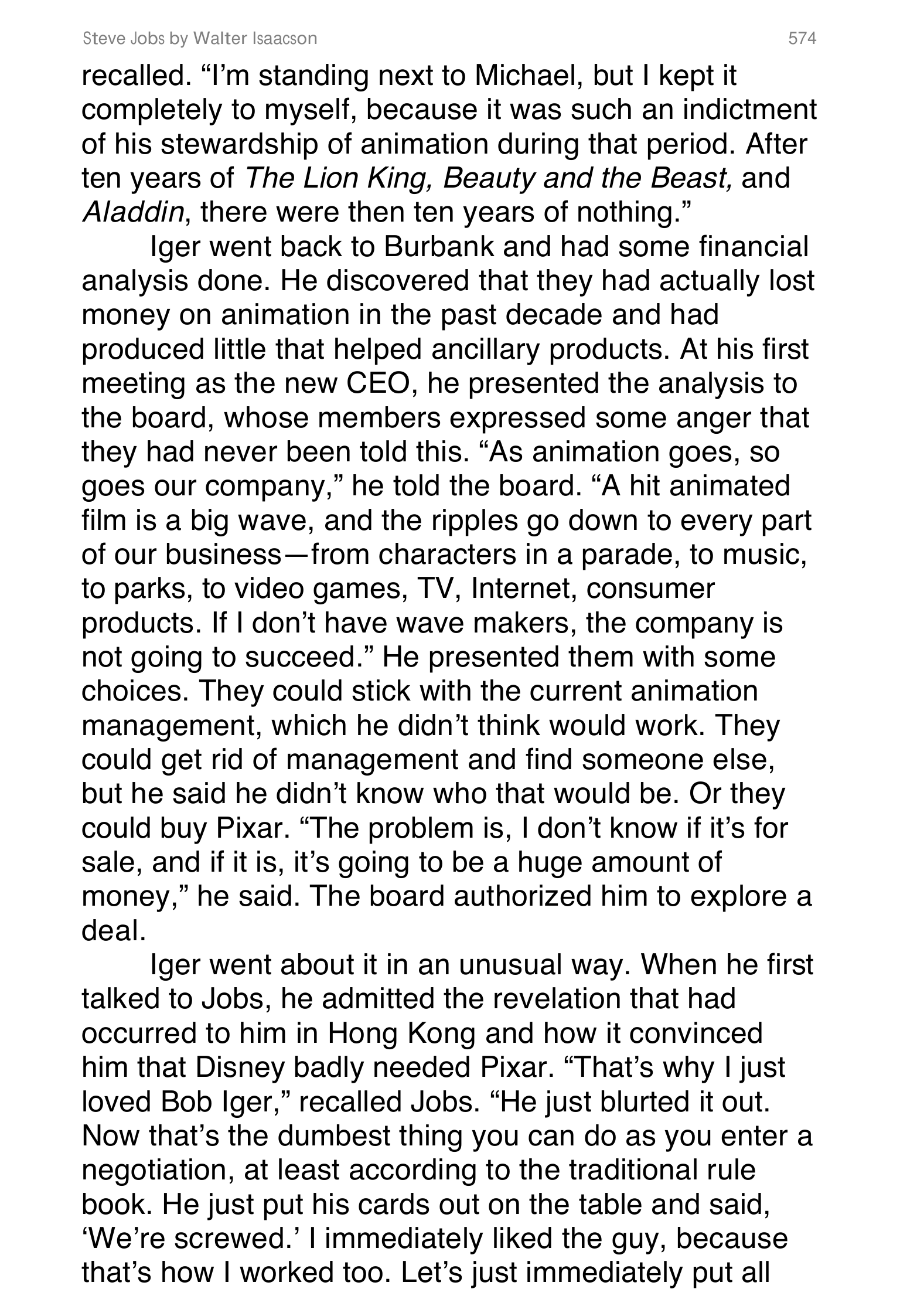 Apple Steve Jobs Biography by Walter Isaacson — page 592